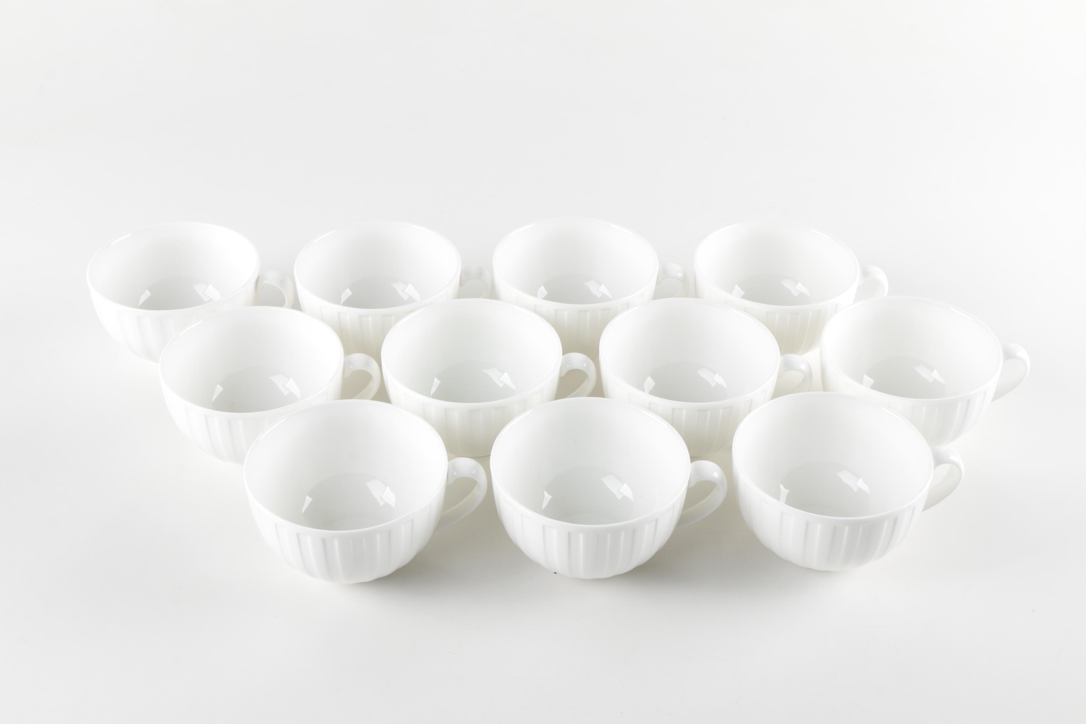 Wedgwood "Night and Day" Bone China Teacups and Saucers