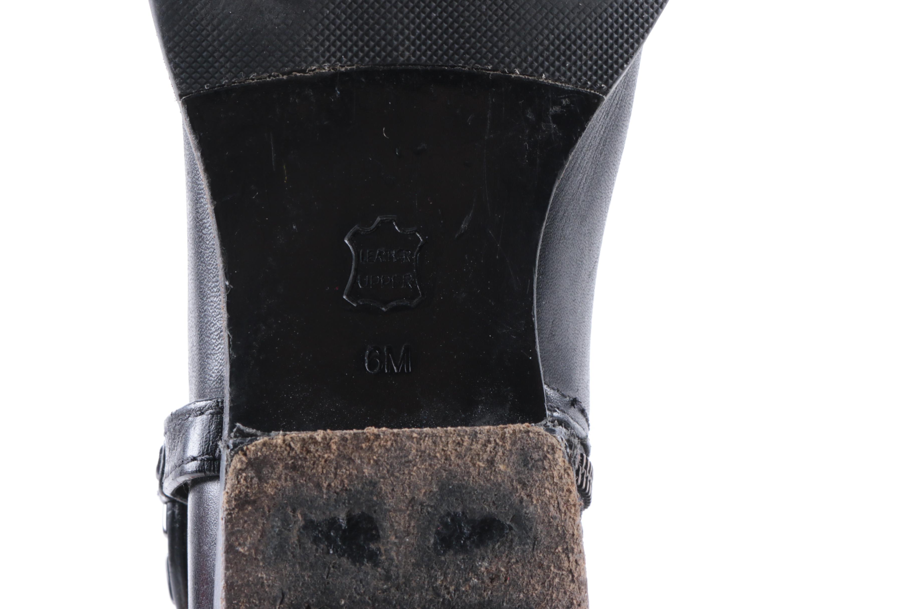 Tory Burch Black Leather Boots