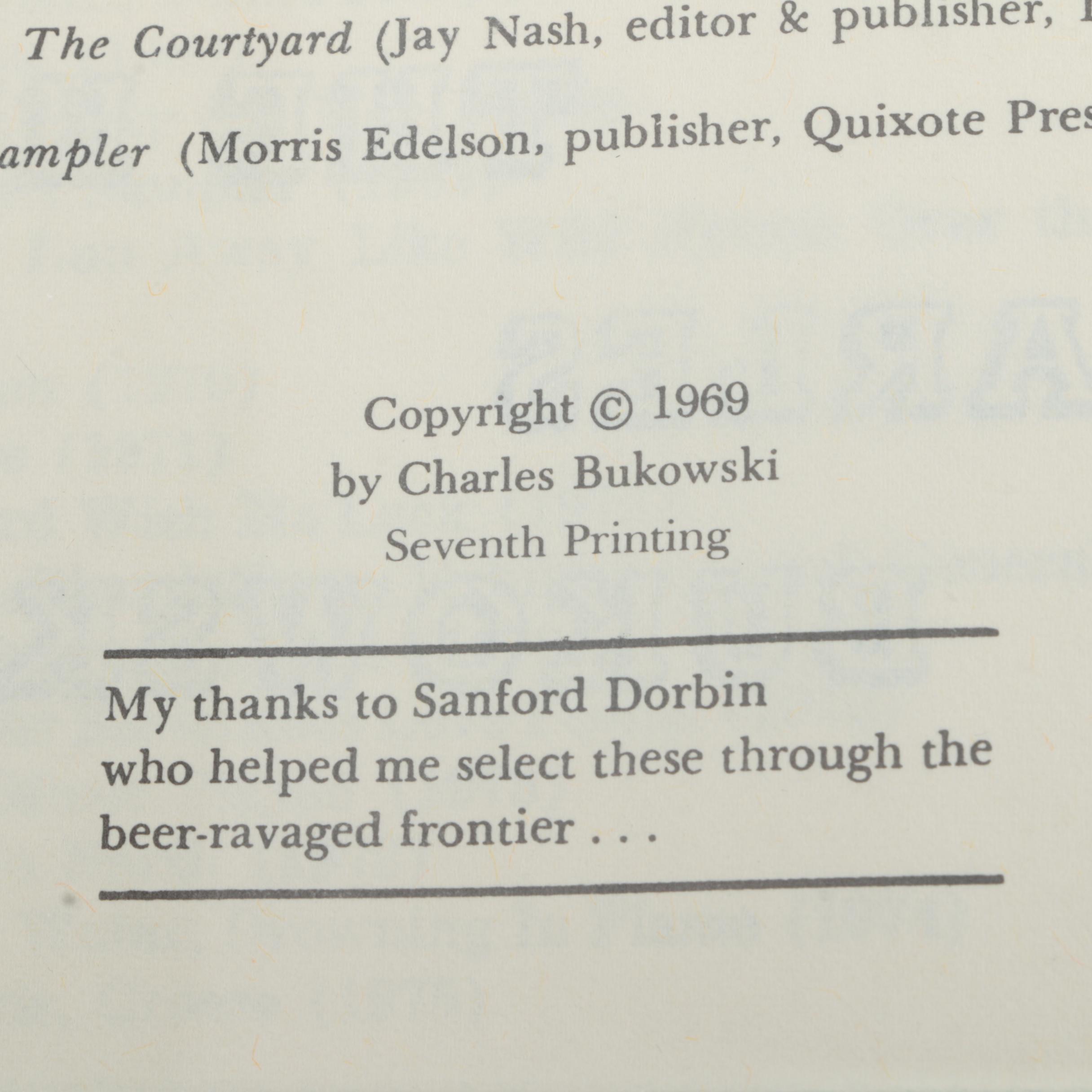 Novels and Poetry by Charles Bukowski