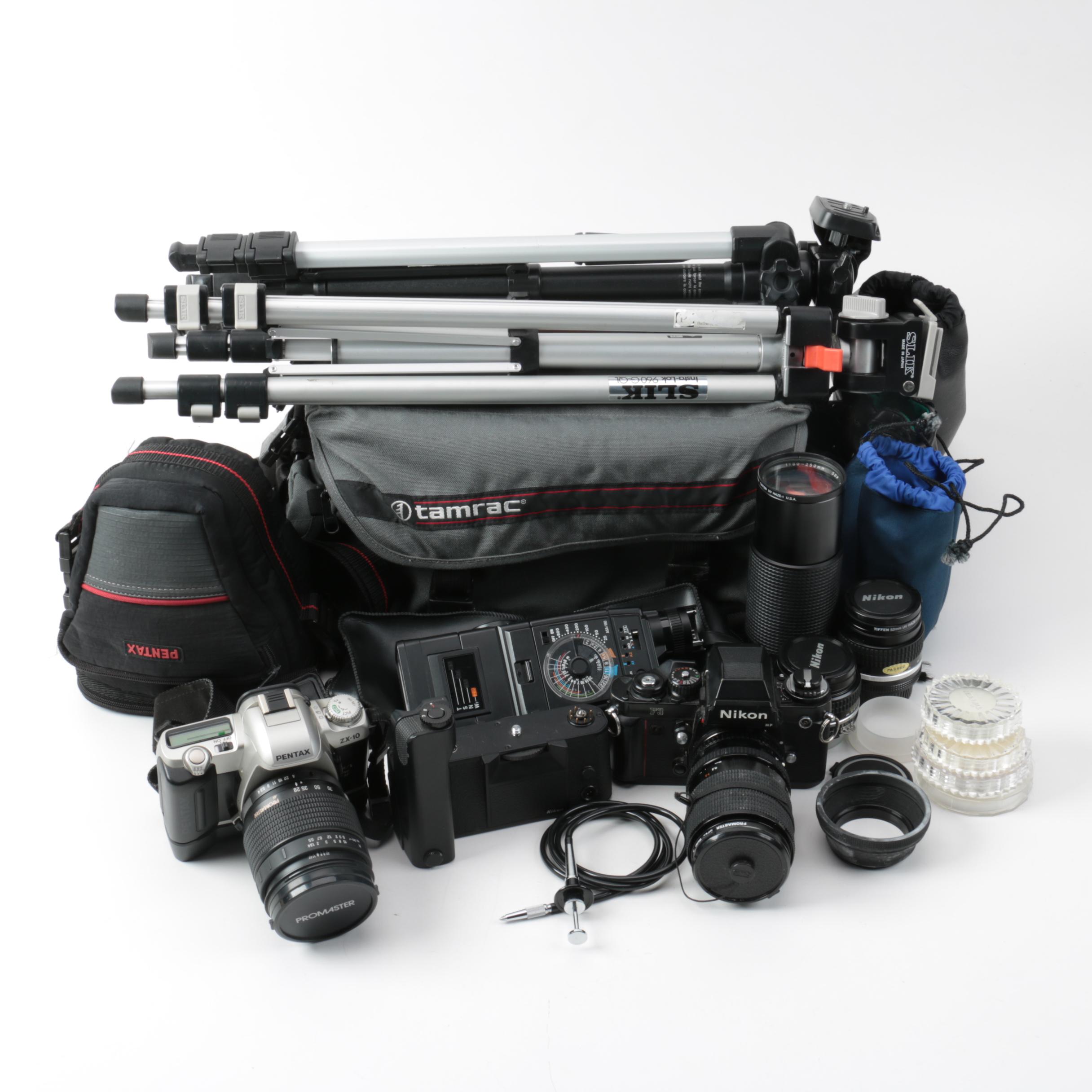 Nikon and Pentax Cameras and Accessories