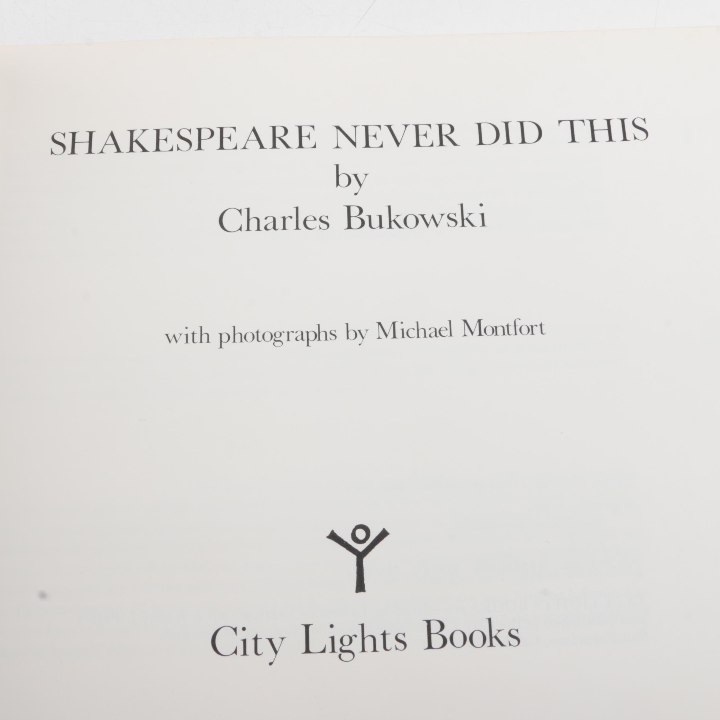 Novels and Poetry by Charles Bukowski