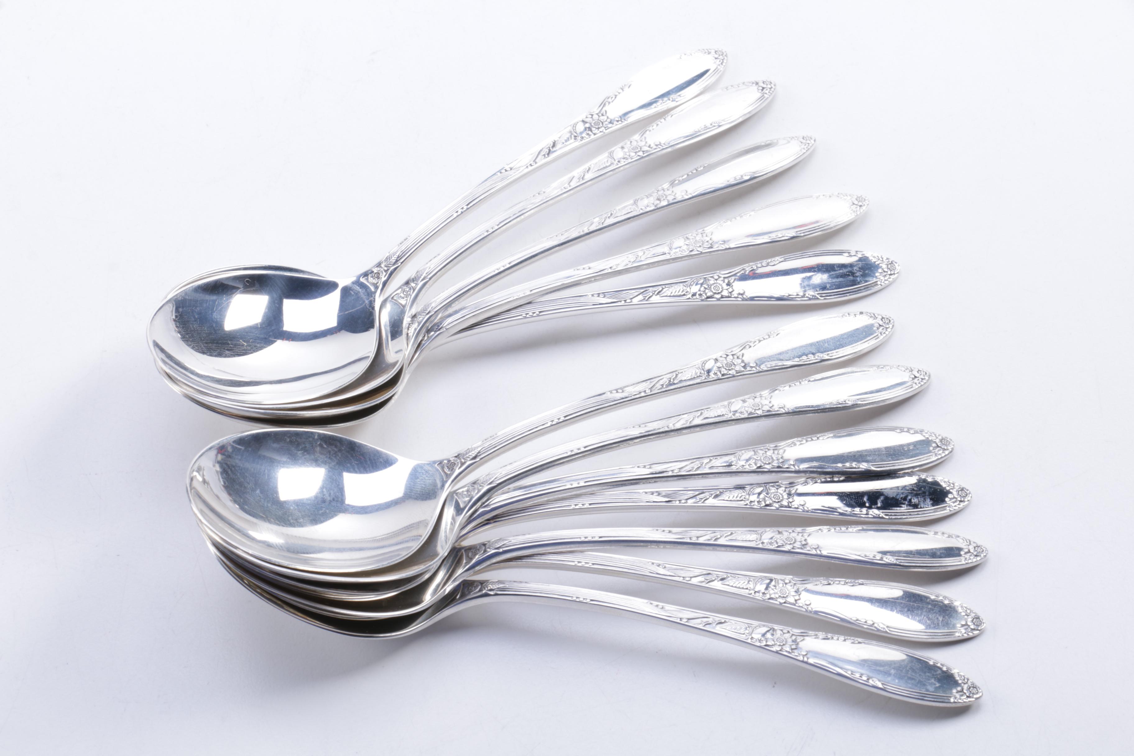 Oneida Heirloom "Virginian" Sterling Silver Flatware Set and More