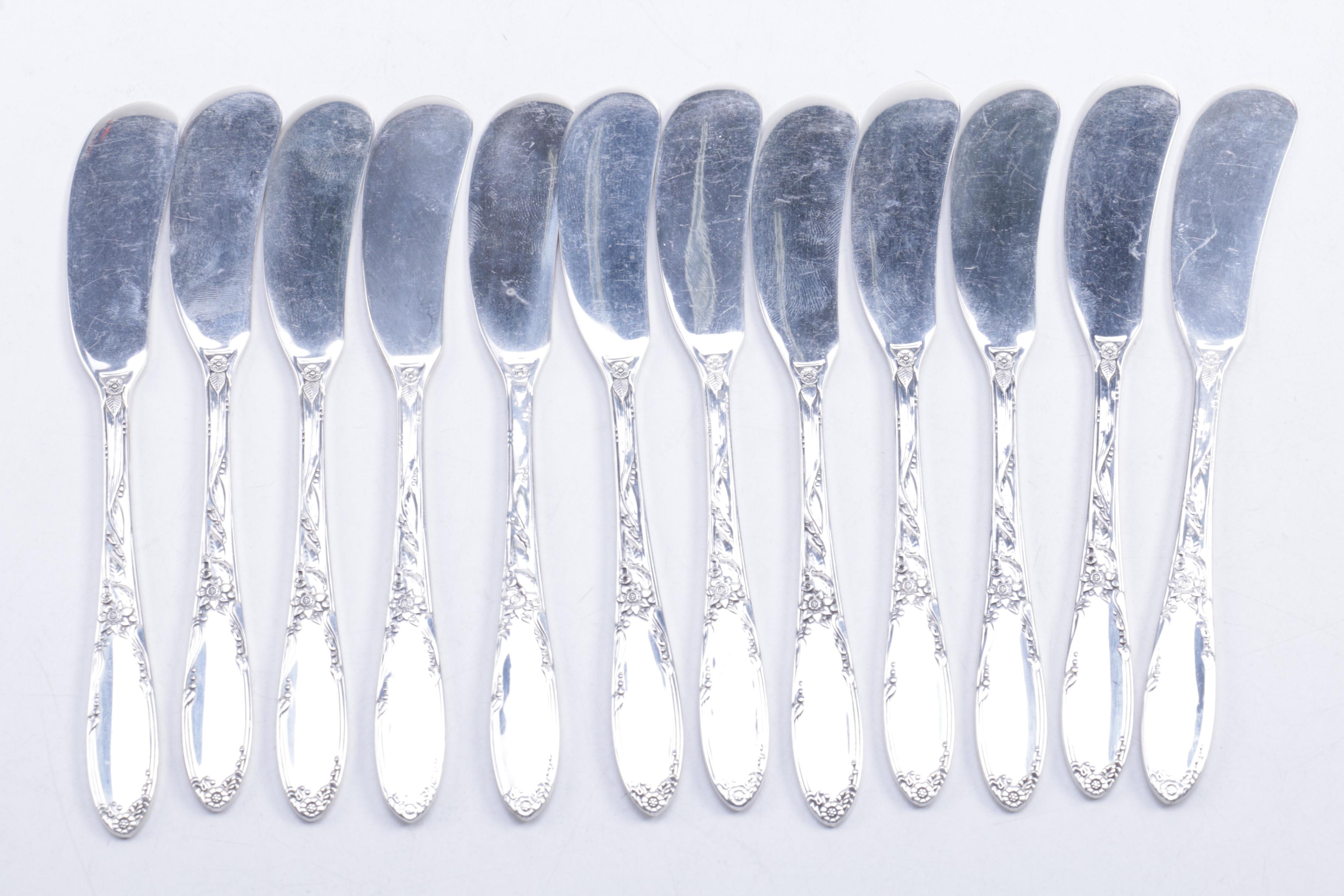 Oneida Heirloom "Virginian" Sterling Silver Flatware Set and More