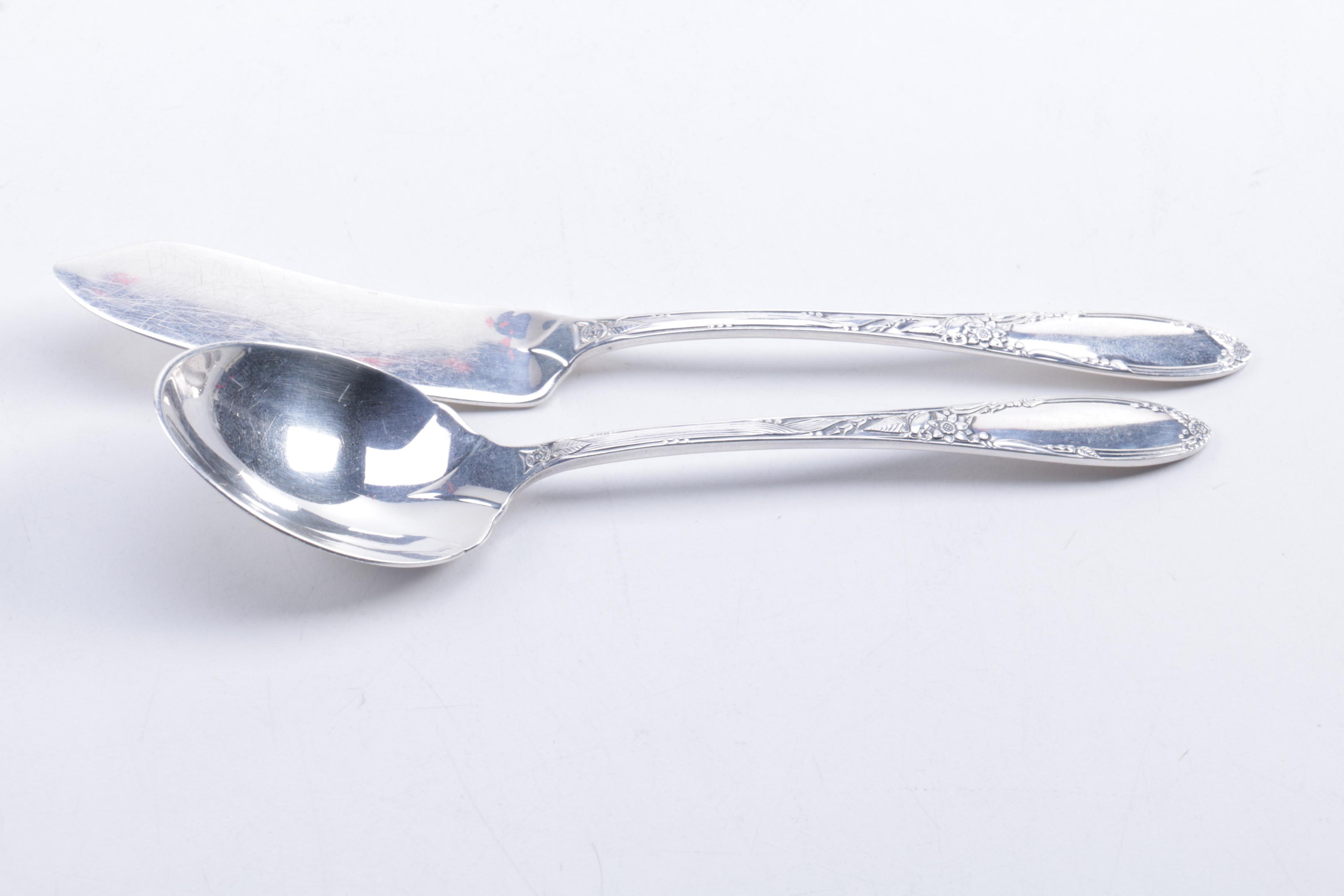 Oneida Heirloom "Virginian" Sterling Silver Flatware Set and More