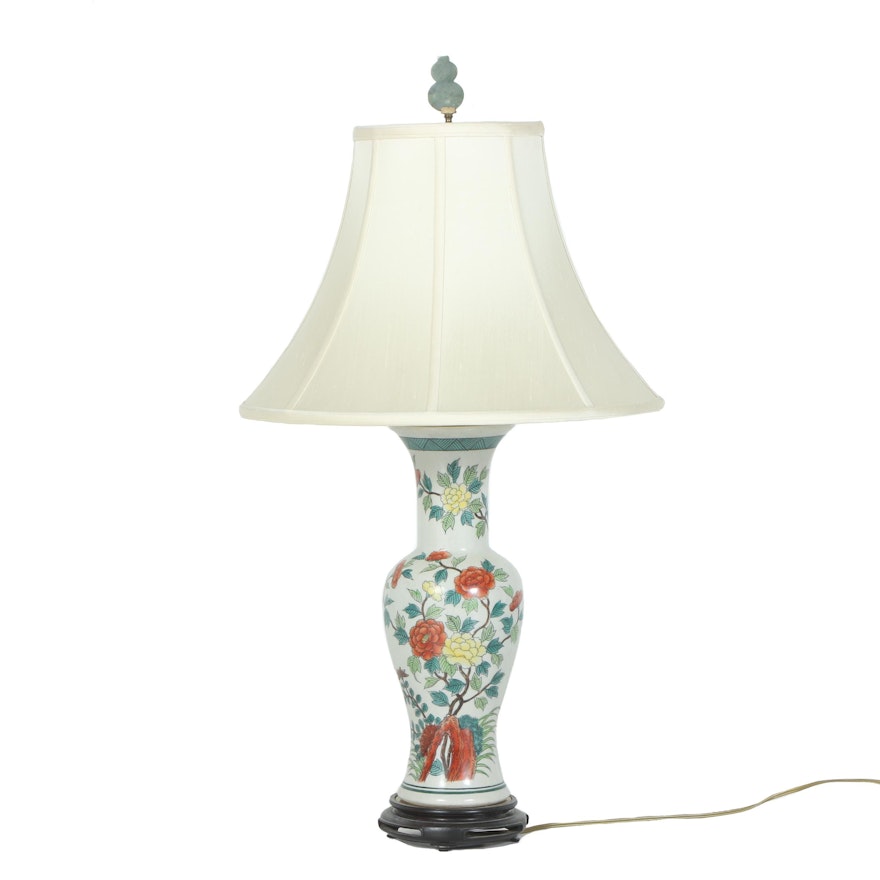 Asian Style Ceramic Table Lamp