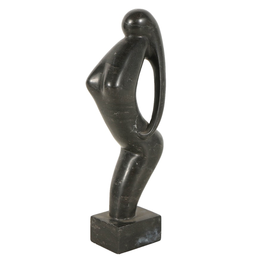 Soapstone Sculpture of Abstract Figure