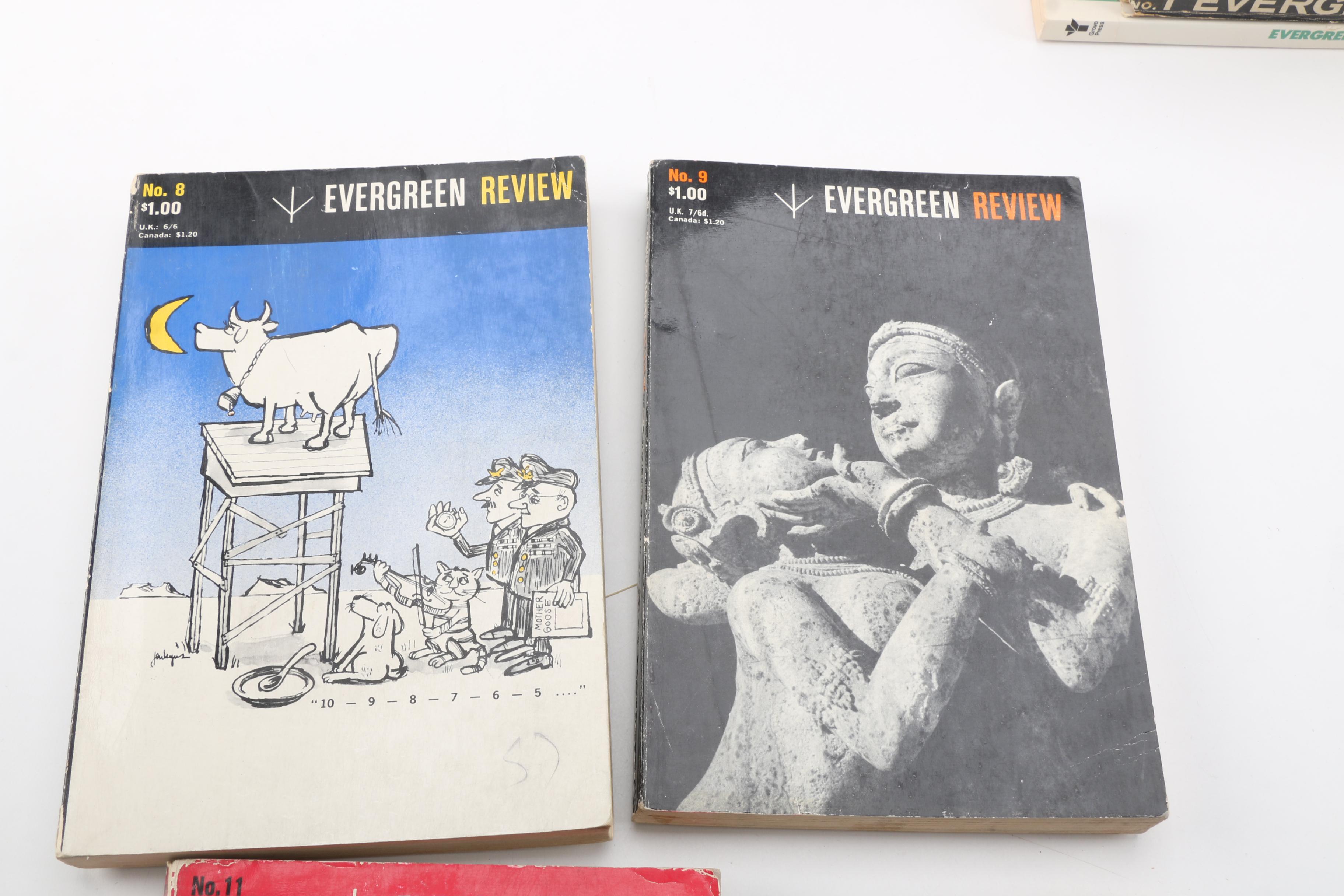 1950s–60s "Evergreen Review" Magazines Including First Issue