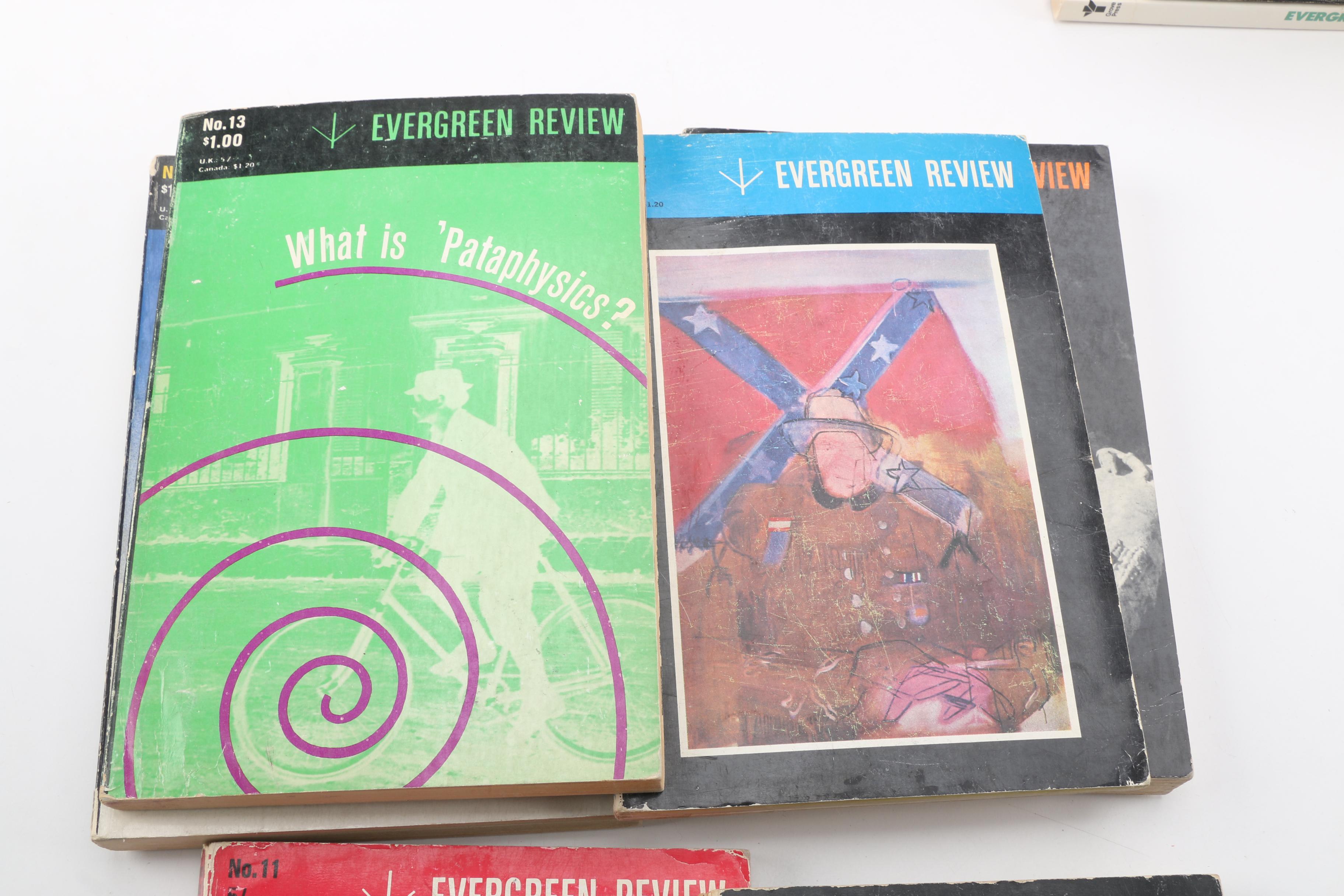 1950s–60s "Evergreen Review" Magazines Including First Issue