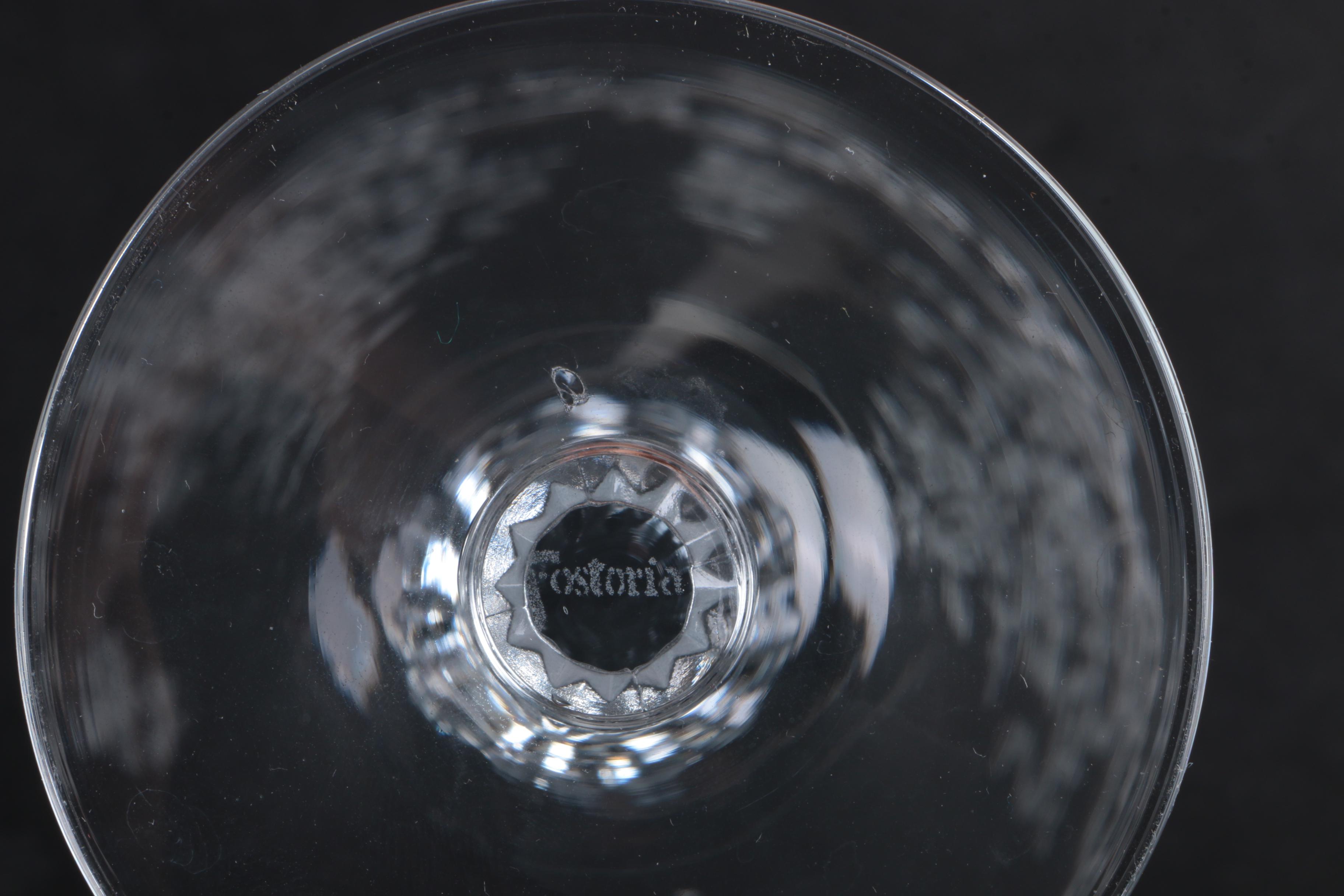 Fostoria "Romance" Stemware, Circa 1942-1971