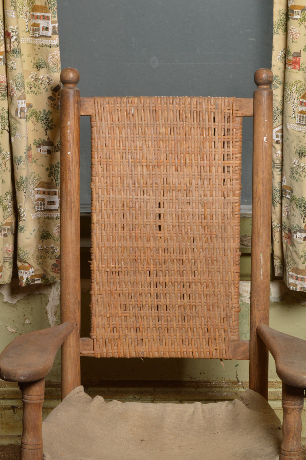 Antique Oak Rocking Chair
