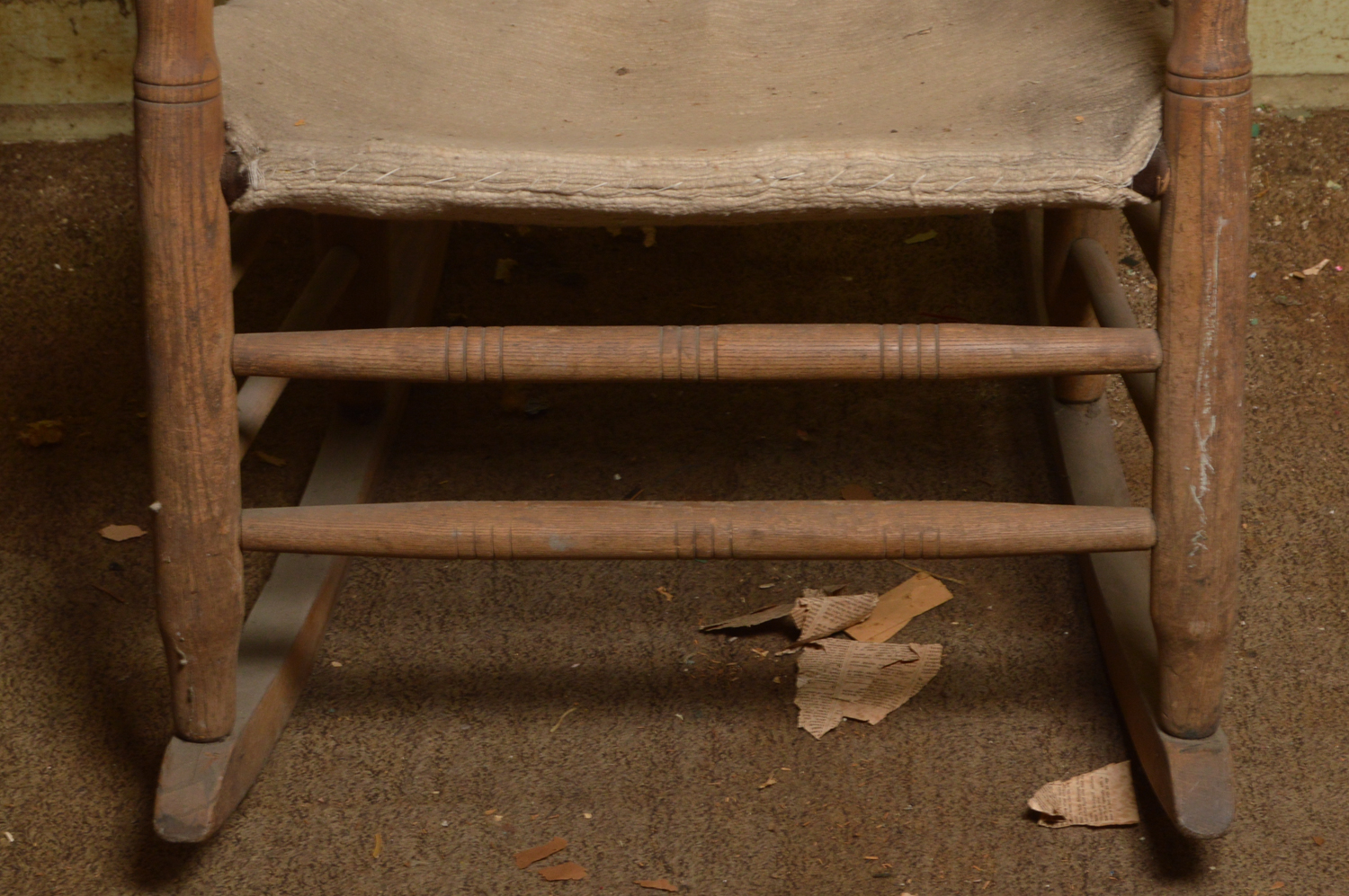 Antique Oak Rocking Chair
