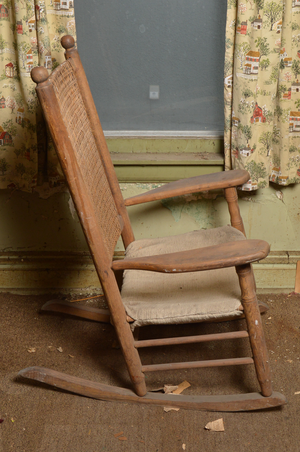 Antique Oak Rocking Chair