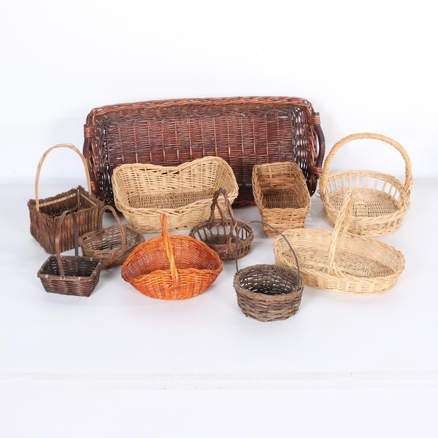 Woven Wooden Baskets
