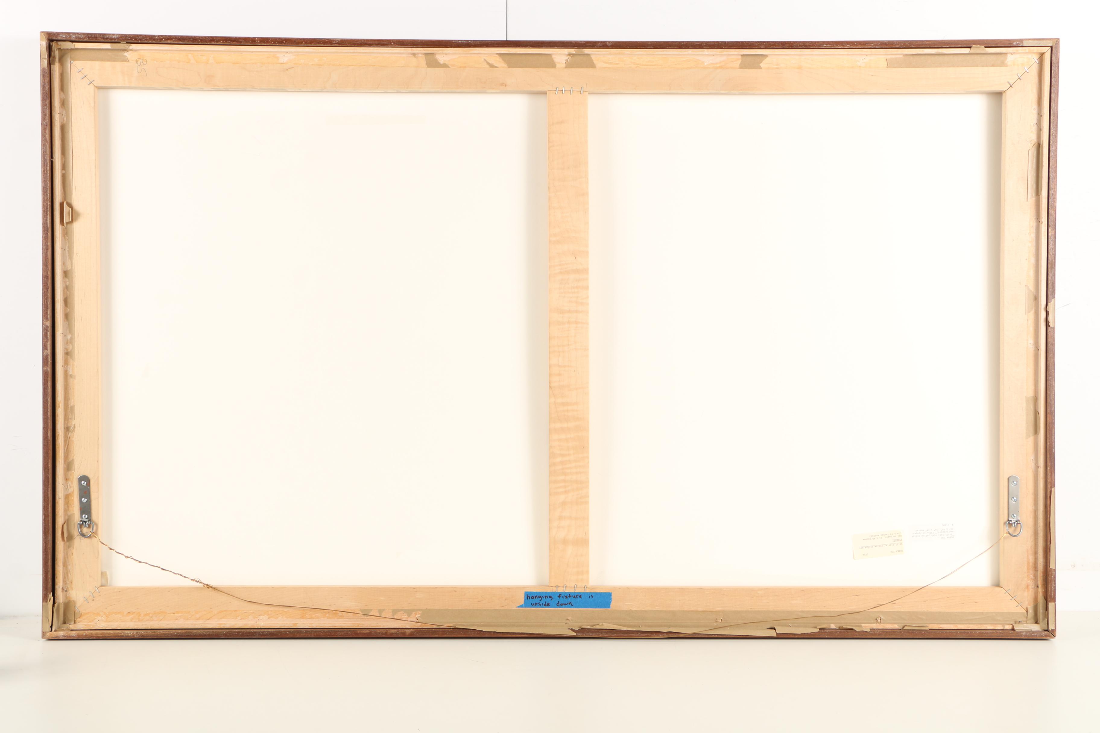 Debra A. Yoo Oil Painting on Paper "Still Life with Yellow Tulips and Peppers"