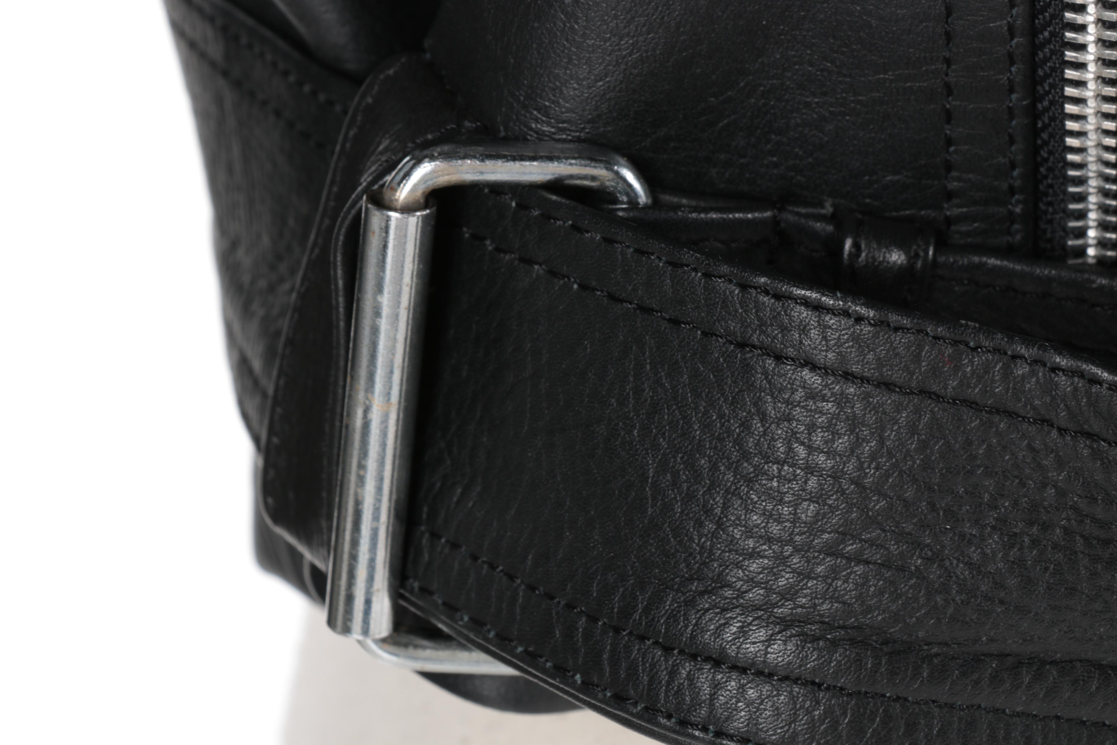 Men's and Women's Black Leather Jackets Including Wilsons and Hidesign