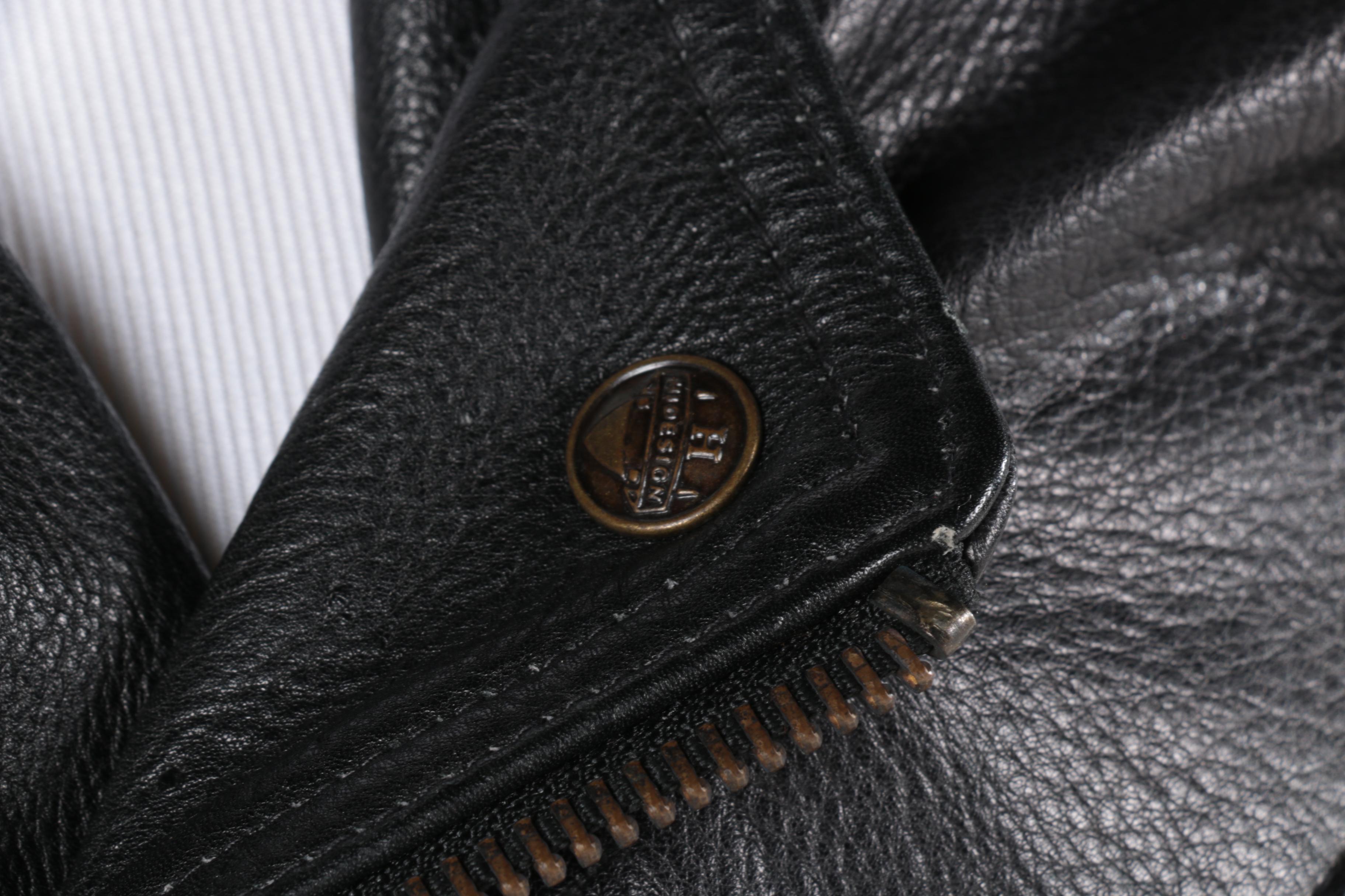 Men's and Women's Black Leather Jackets Including Wilsons and Hidesign