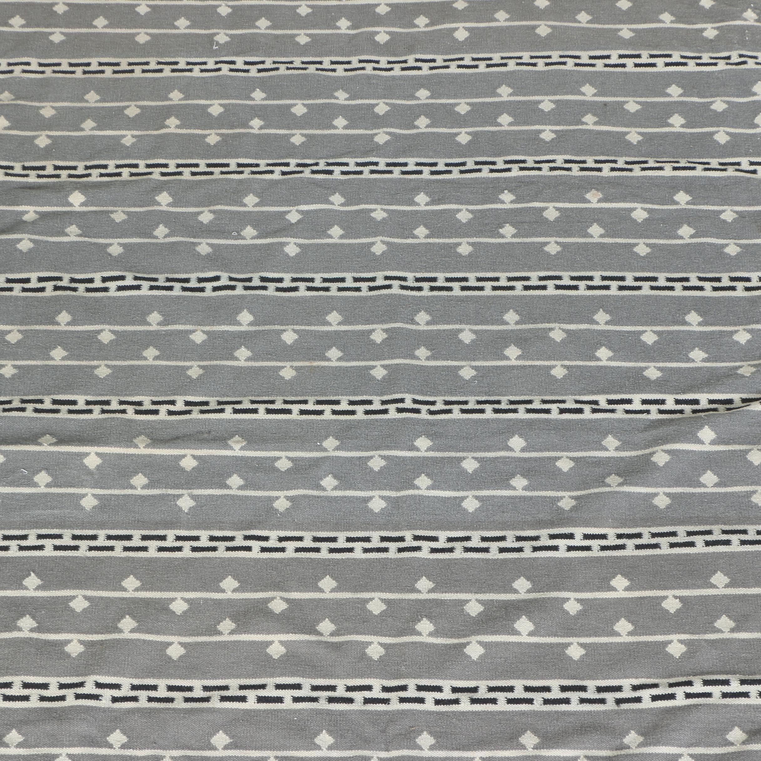 Knit Geometrical Rug