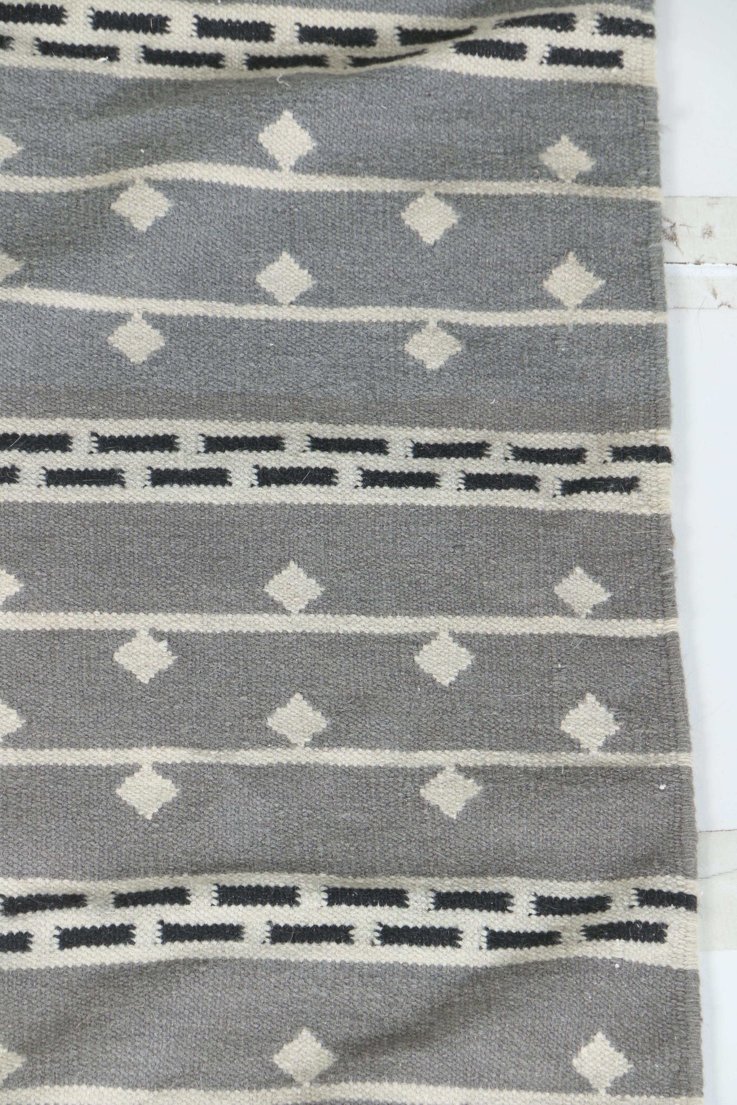 Knit Geometrical Rug