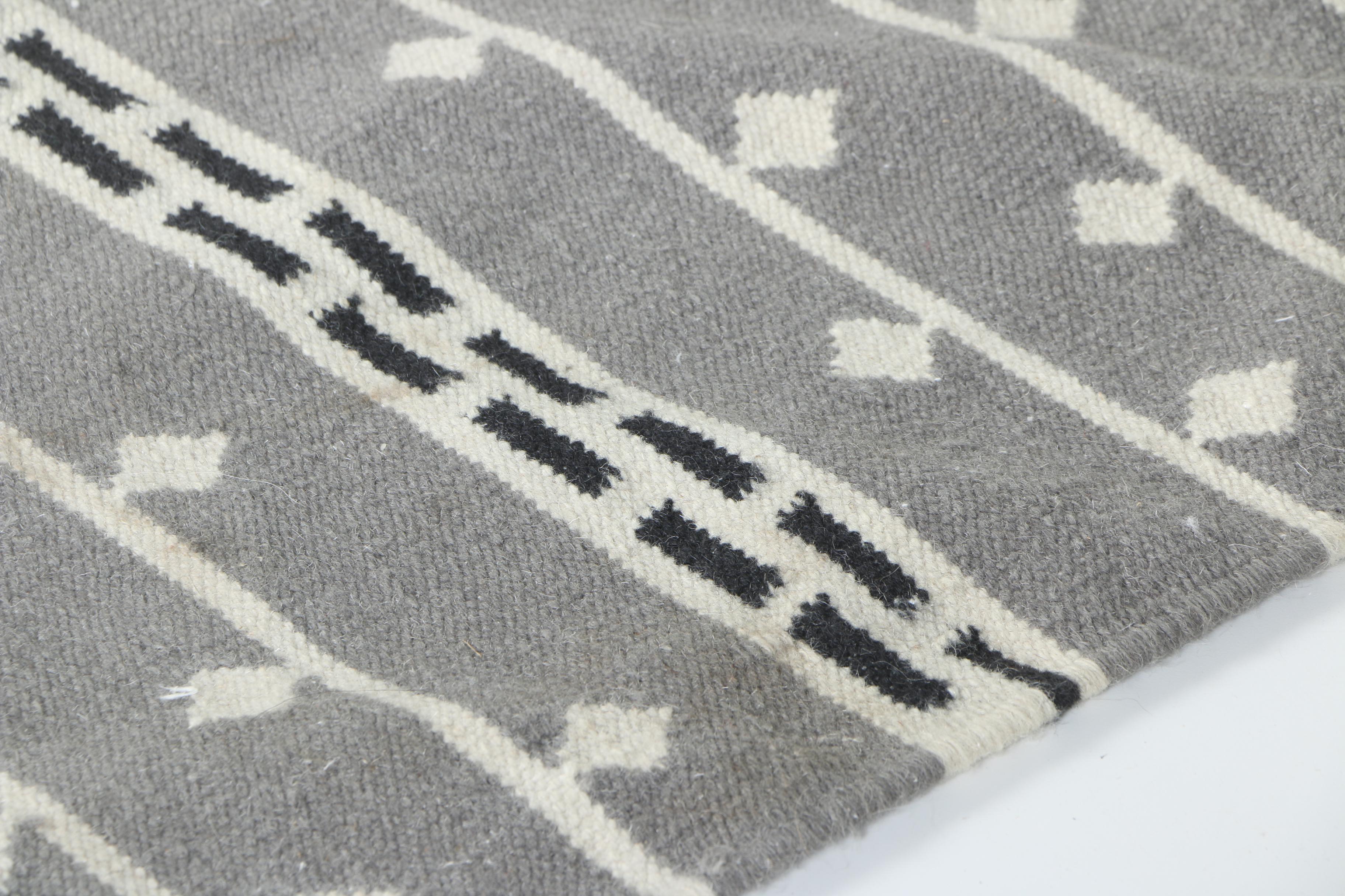 Knit Geometrical Rug