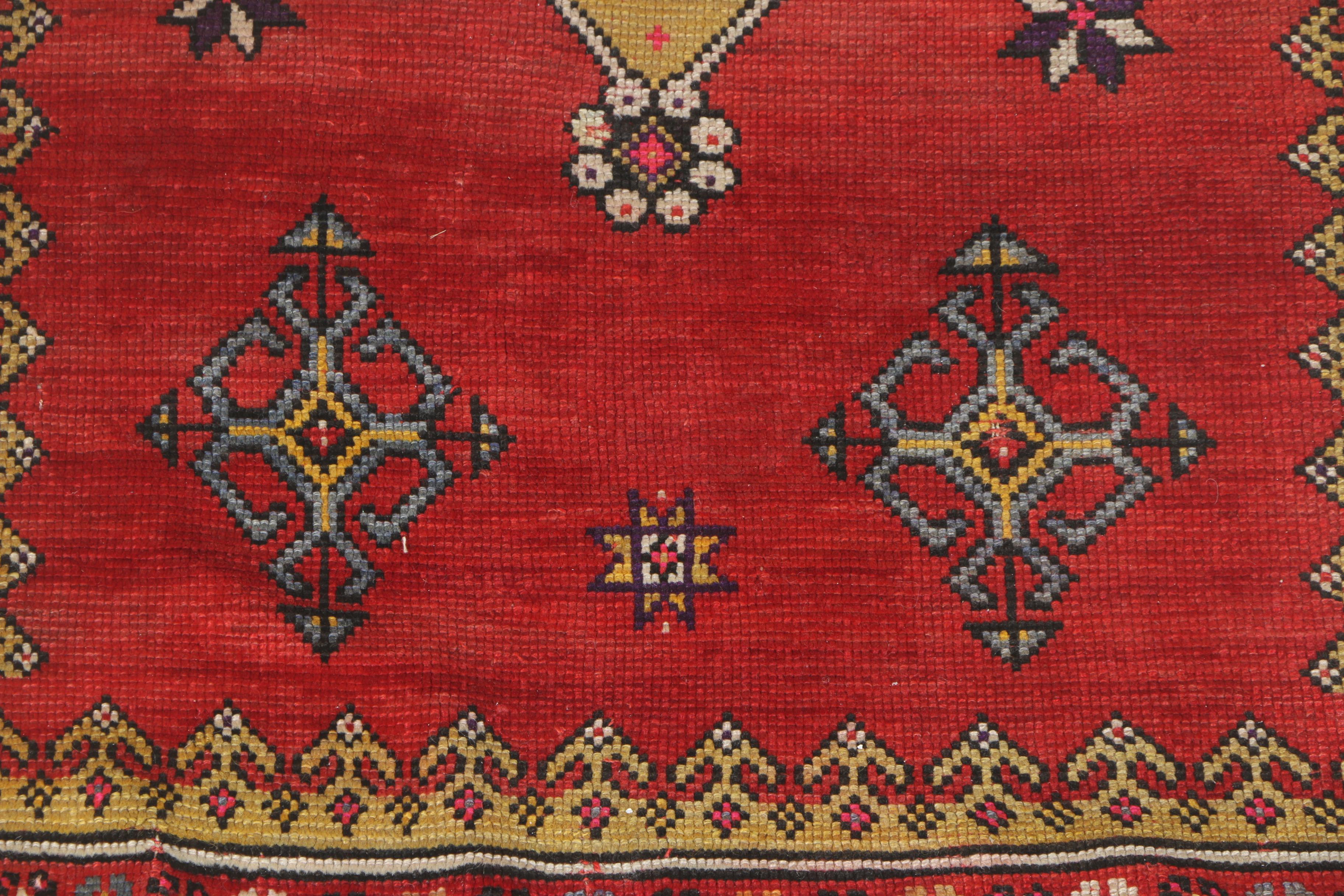 Vintage Handwoven Anatolian Bergama Wool Area Rug