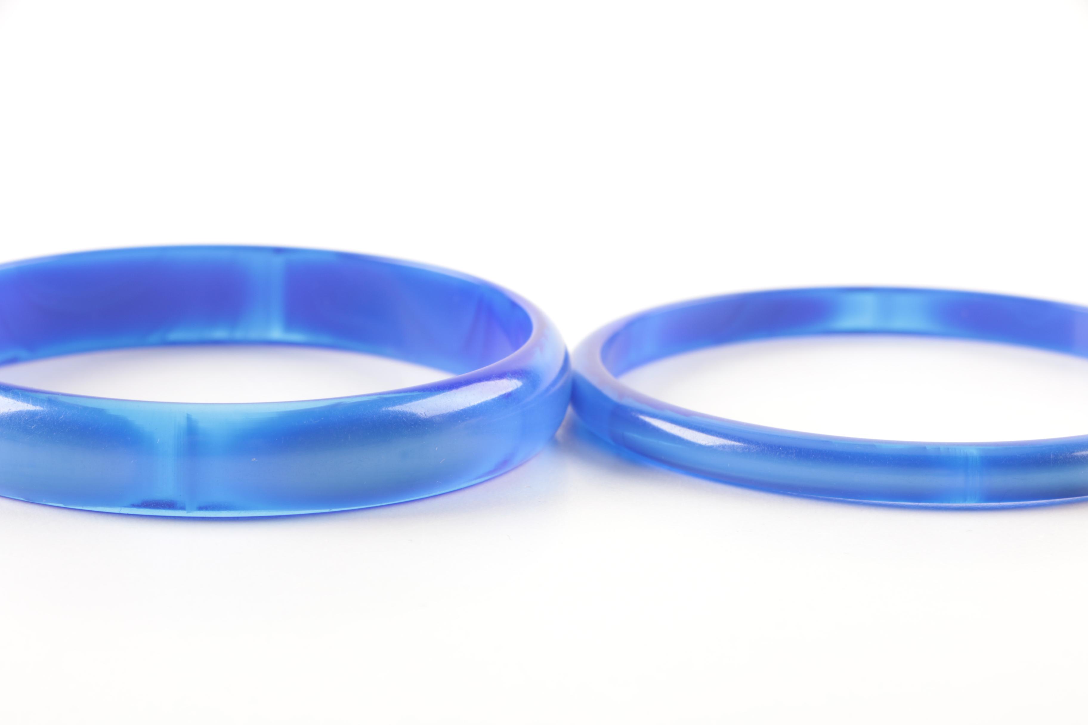 Assortment of Colorful Bangle Bracelets