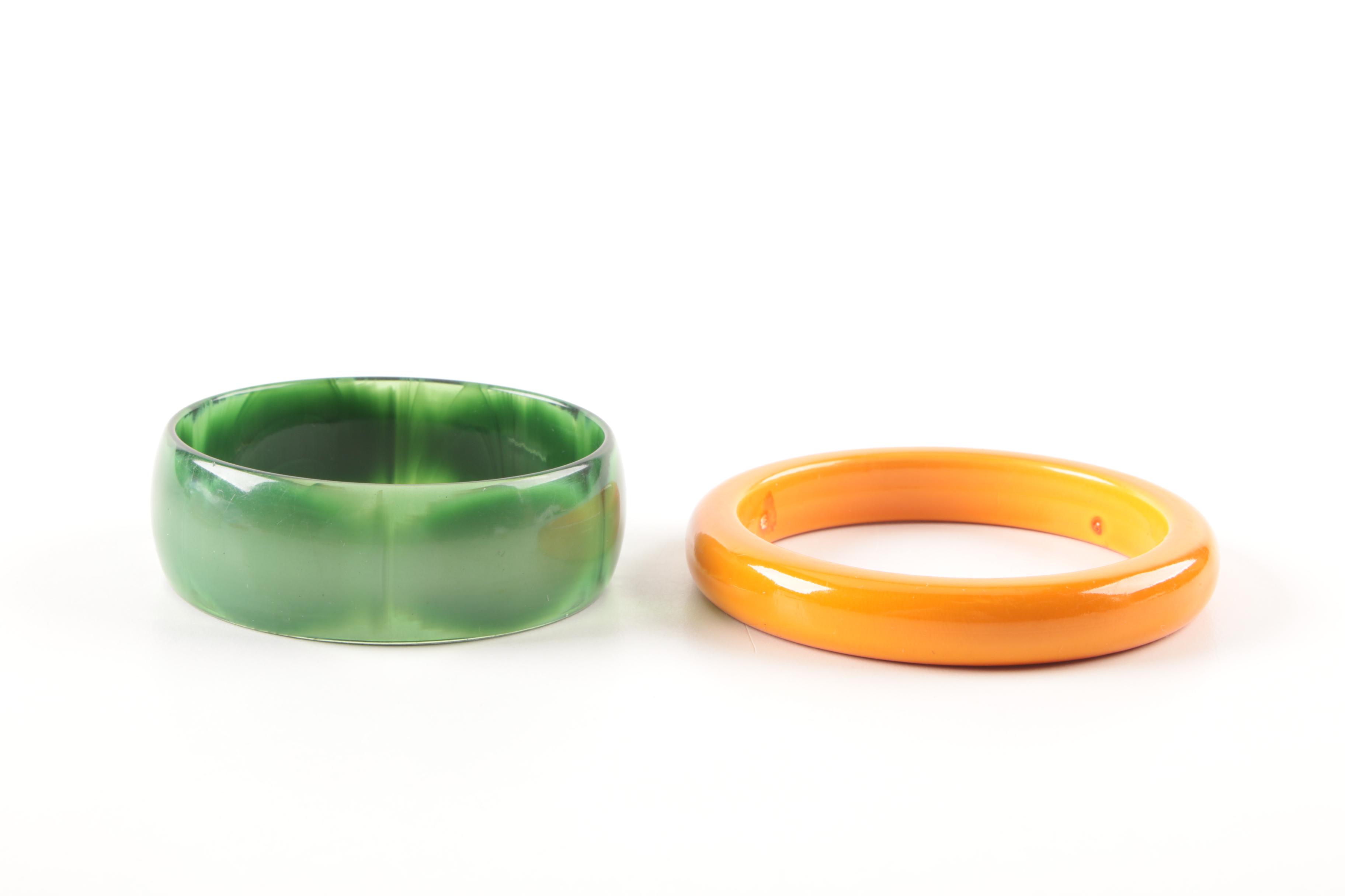 Assortment of Colorful Bangle Bracelets