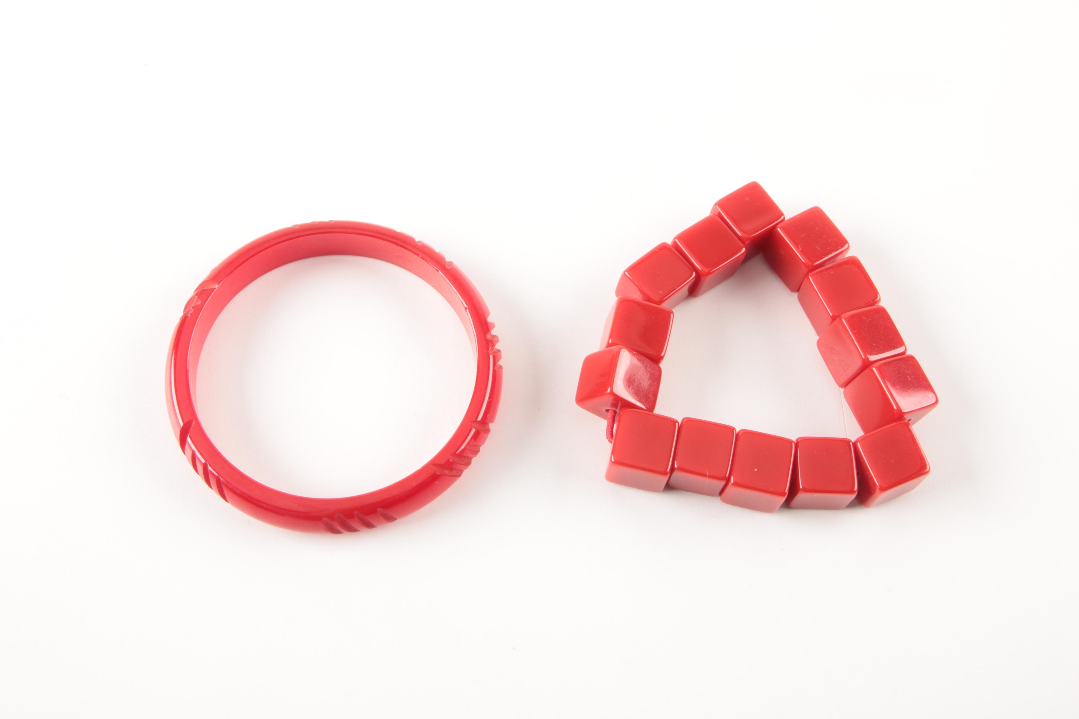 Assortment of Colorful Bangle Bracelets