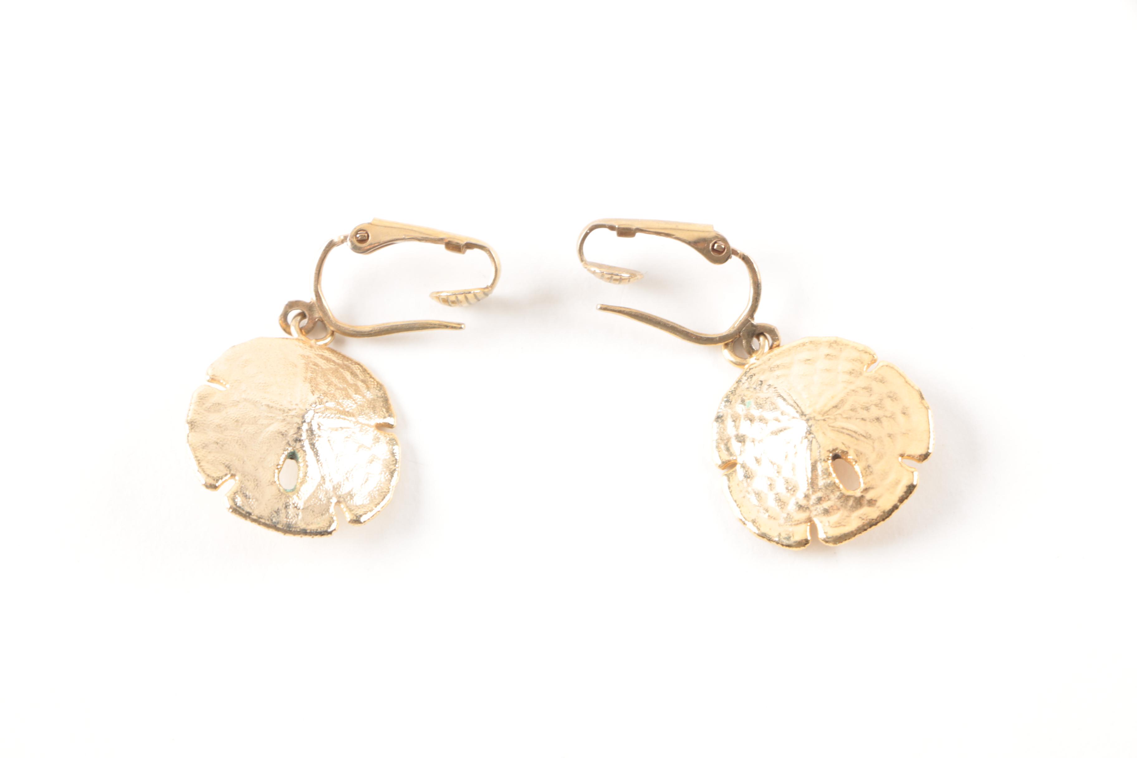 Costume Jewelry Earrings and Pendant Including Samuel Huang