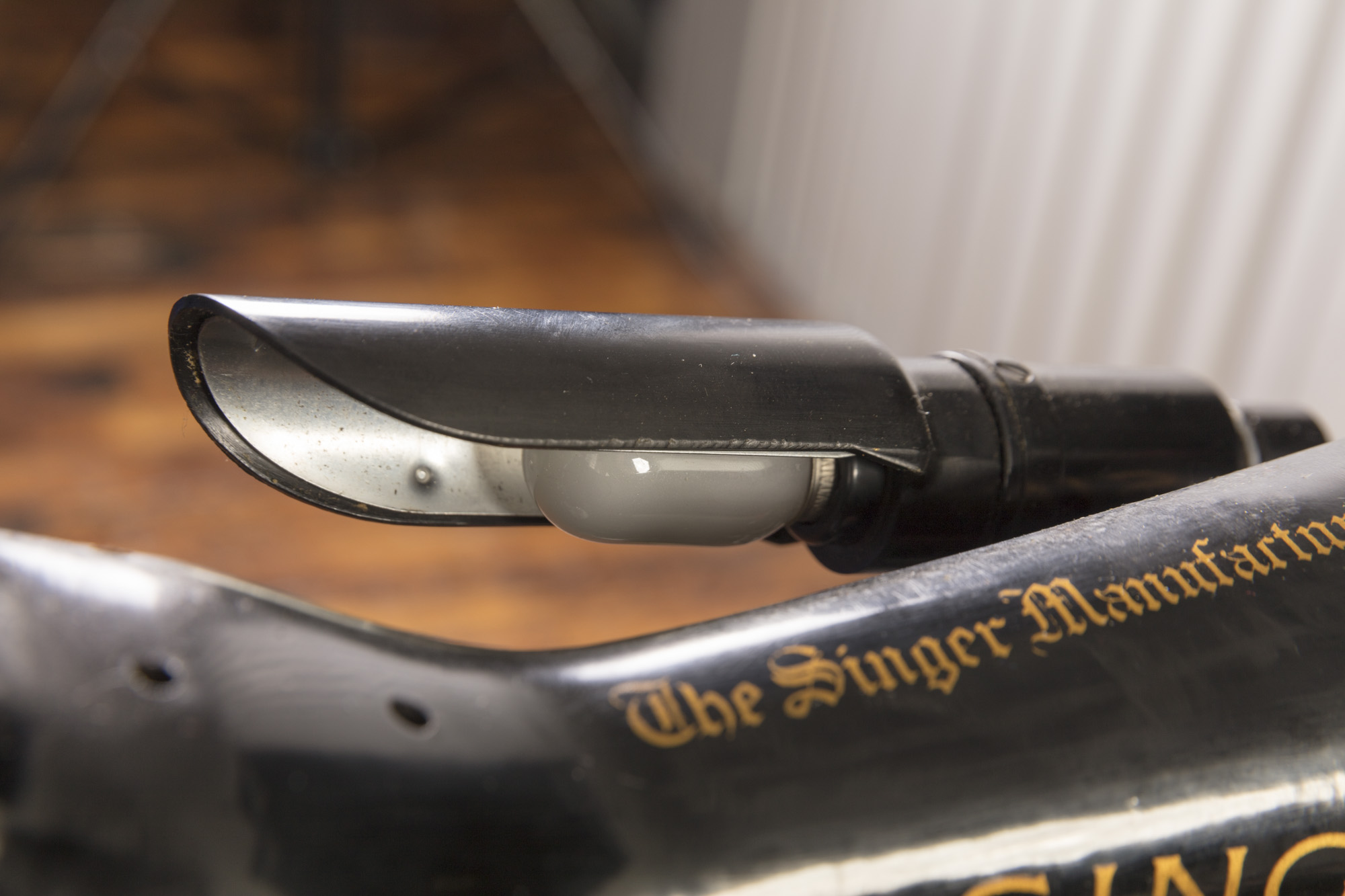 Vintage Singer Sewing Machine with Cabinet and Stool