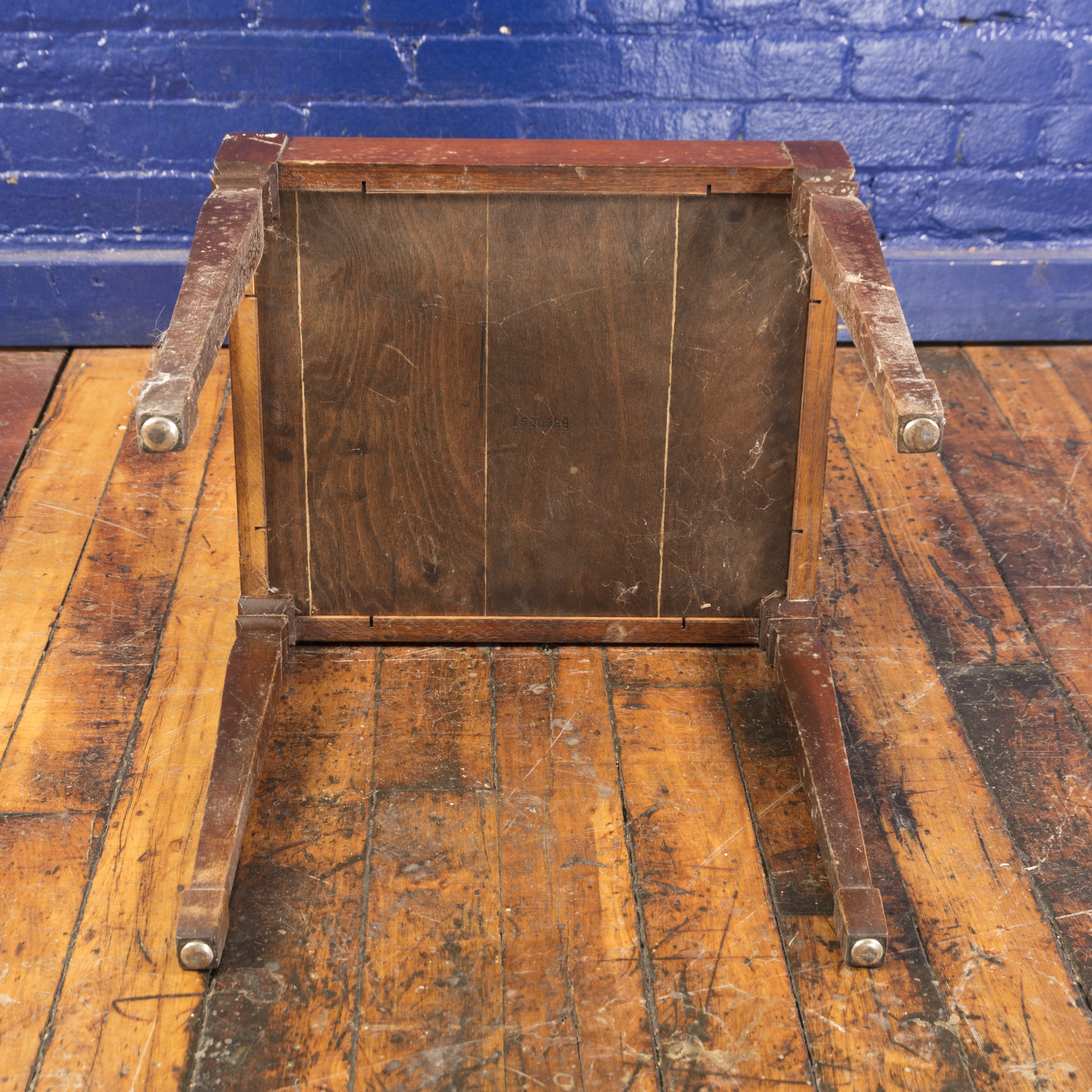 Vintage Singer Sewing Machine with Cabinet and Stool