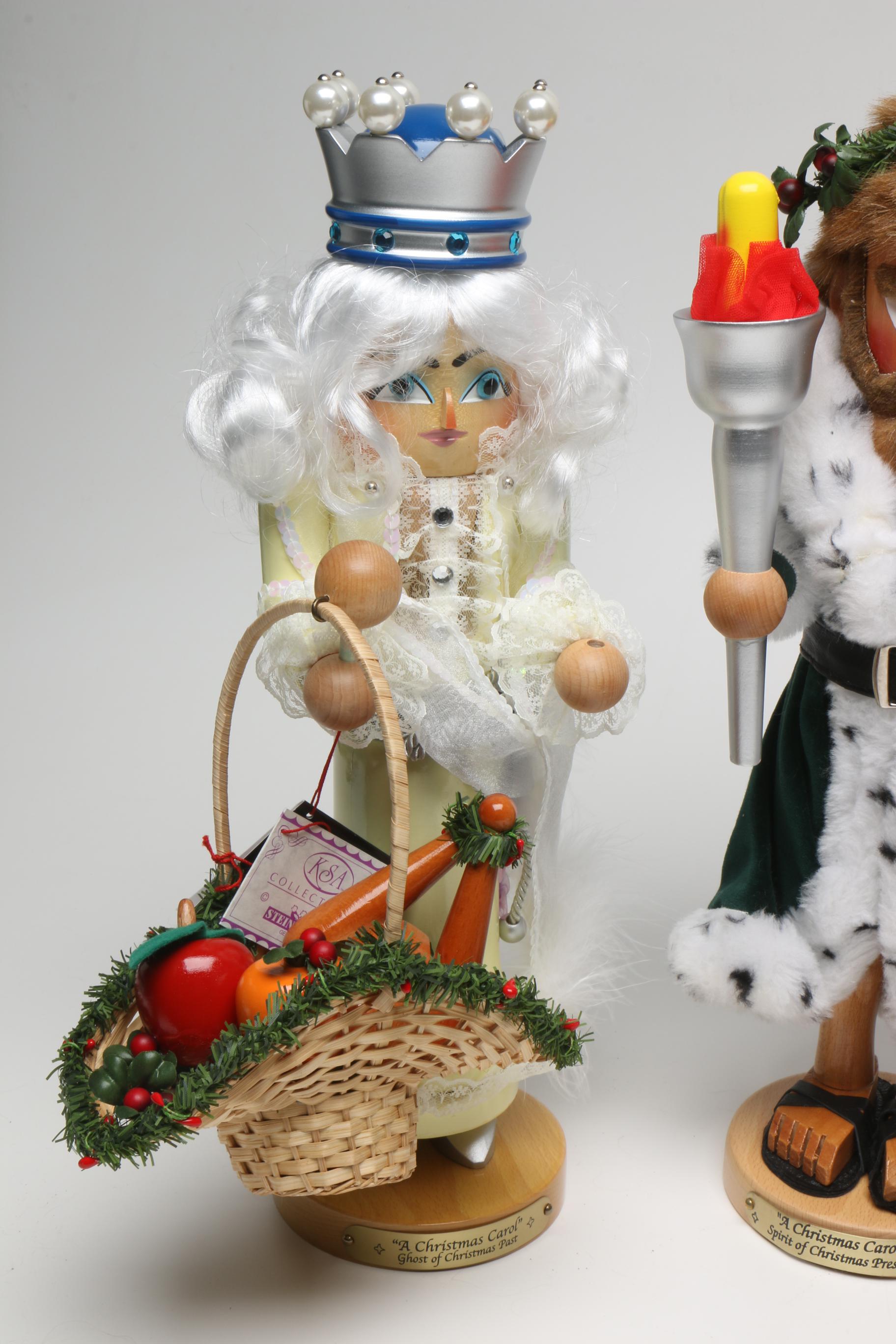 Steinbach Limited Edition Wood "Christmas Carol" Nutcrackers