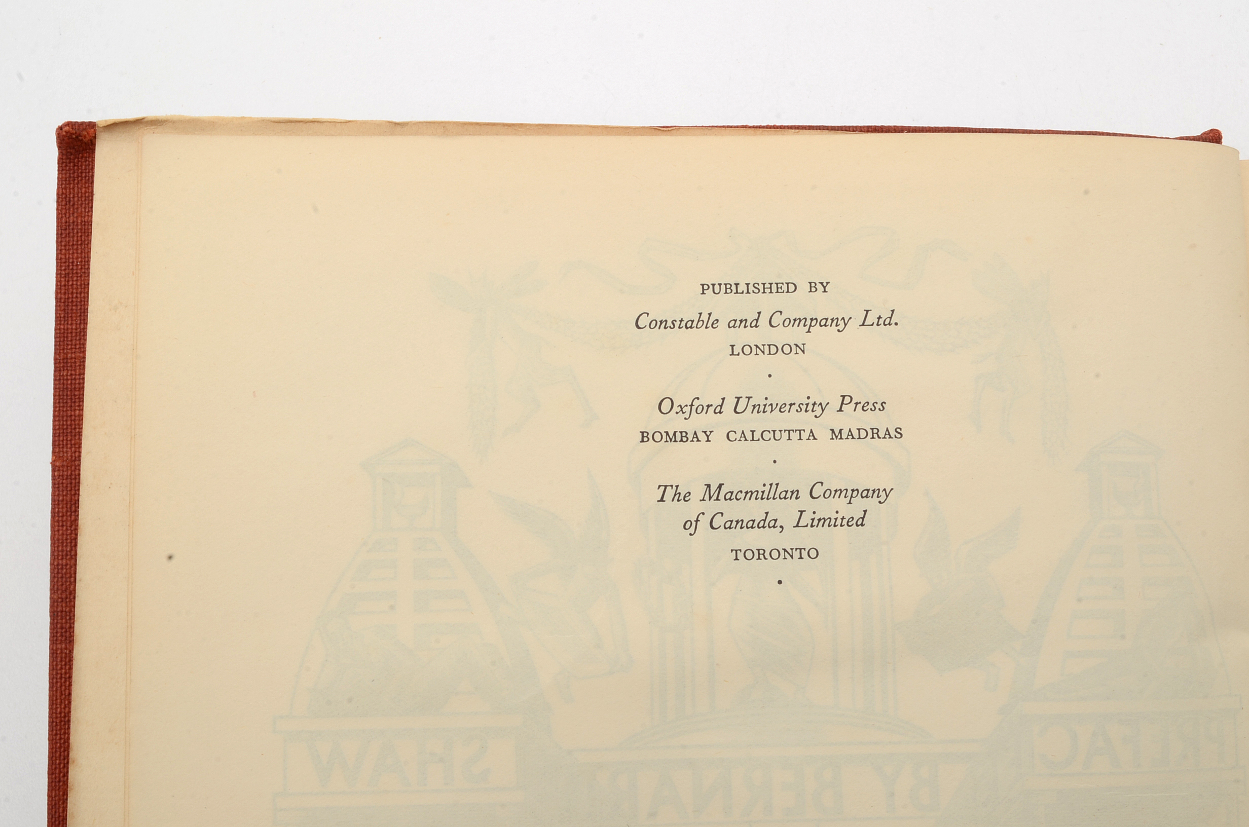 Two Early 20th Century Books by George Bernard Shaw