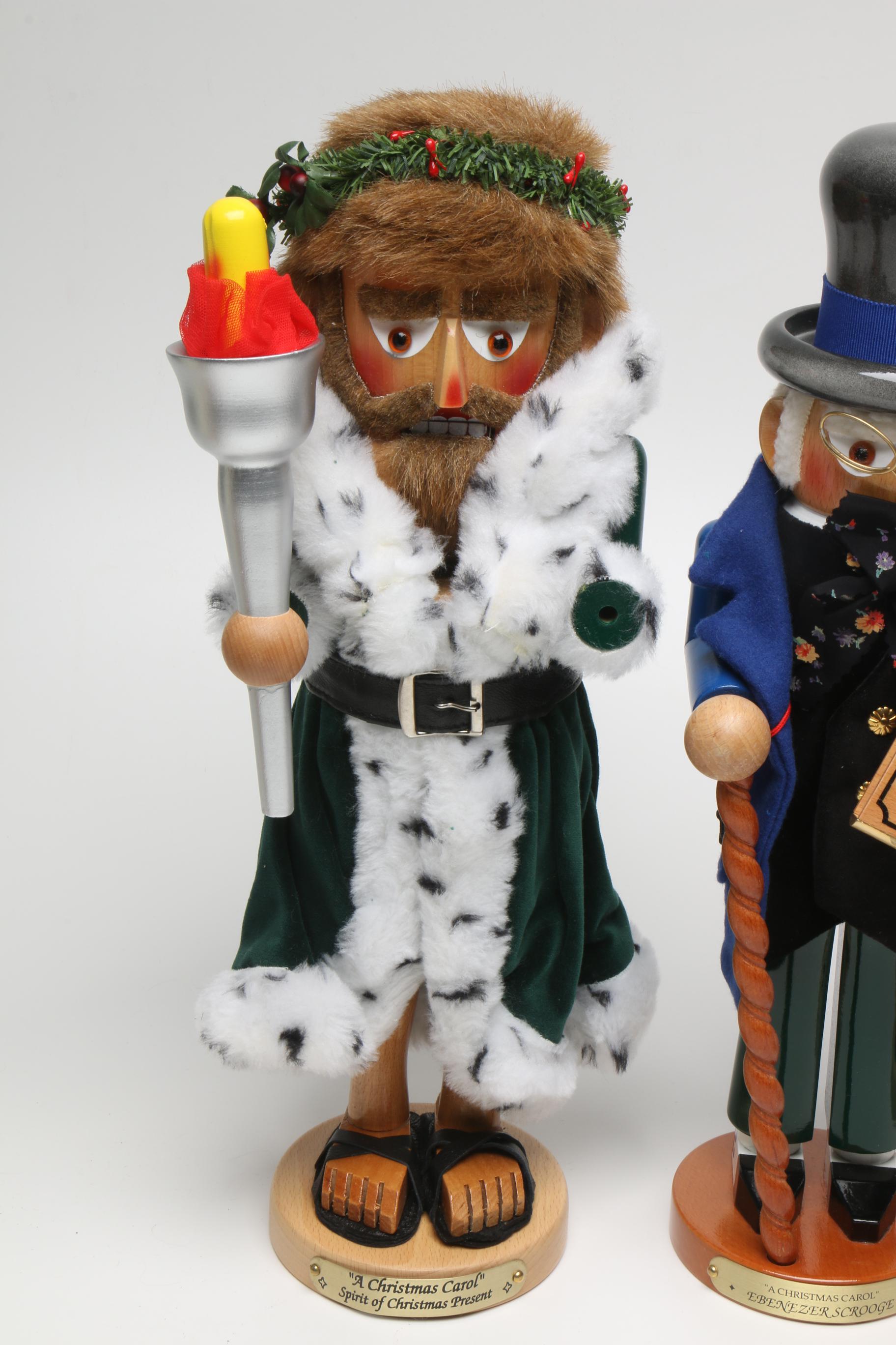 Steinbach Limited Edition Wood "Christmas Carol" Nutcrackers