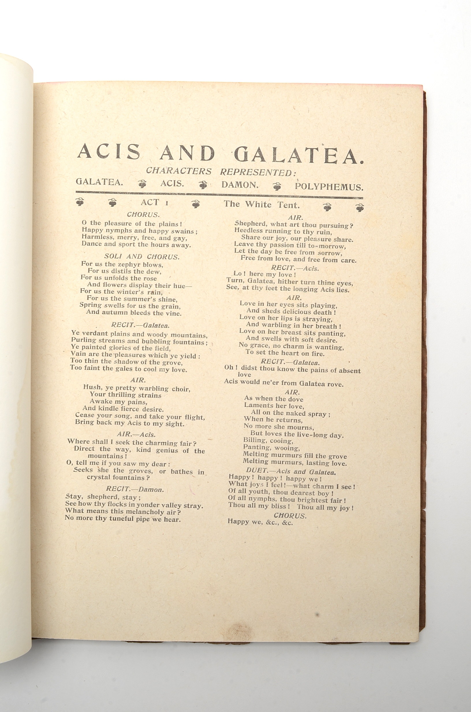 1902 Souvenir Program Illustrated by Edward Gordon Craig from his Theatre