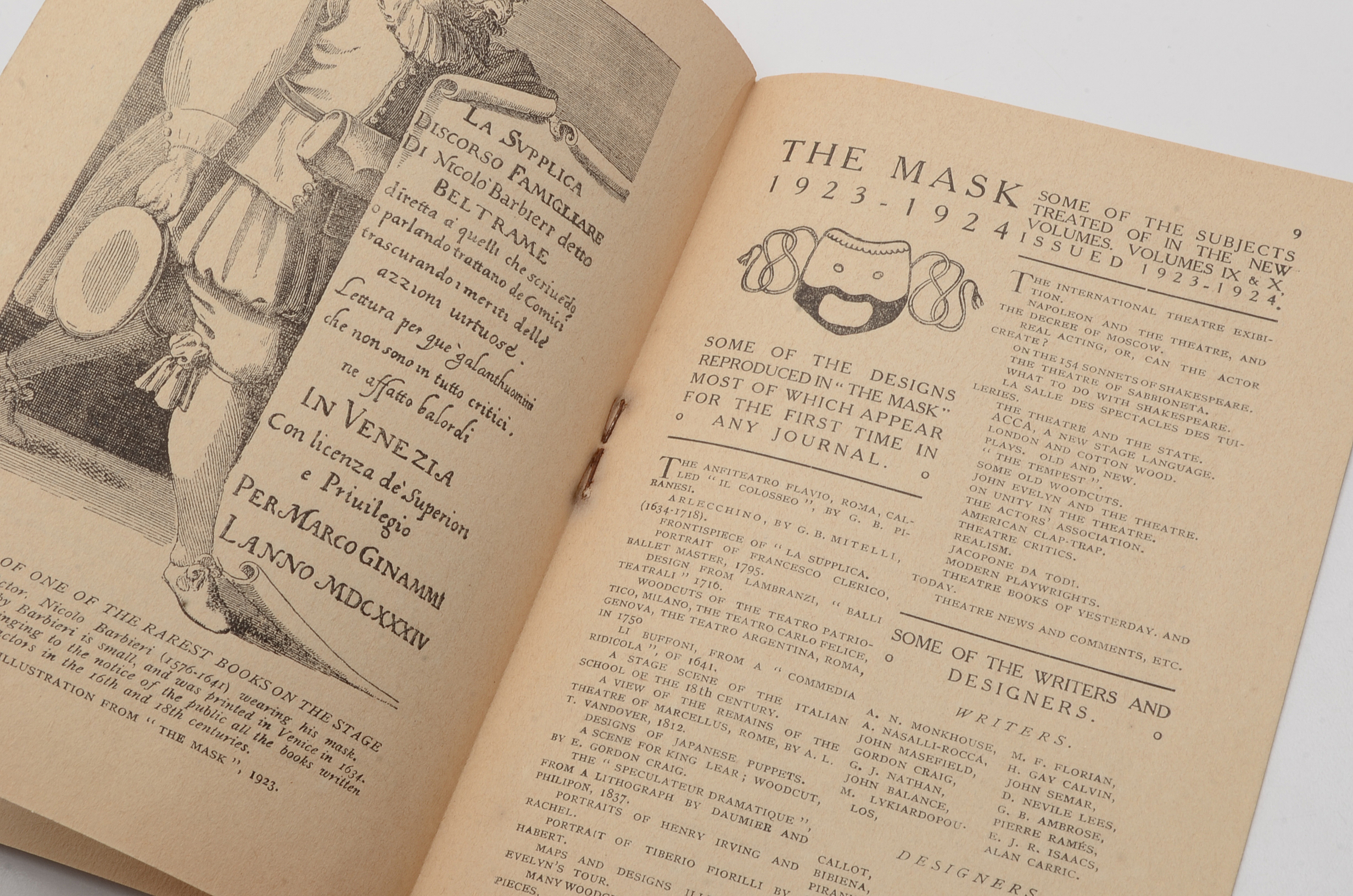 1902 Souvenir Program Illustrated by Edward Gordon Craig from his Theatre