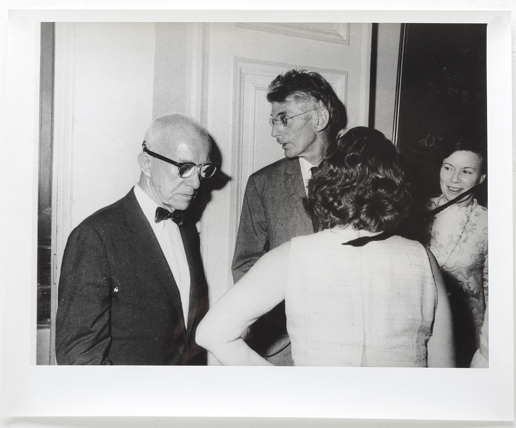 Signed Photograph and Postcard from Samuel Beckett and Photo of Bucky Fuller