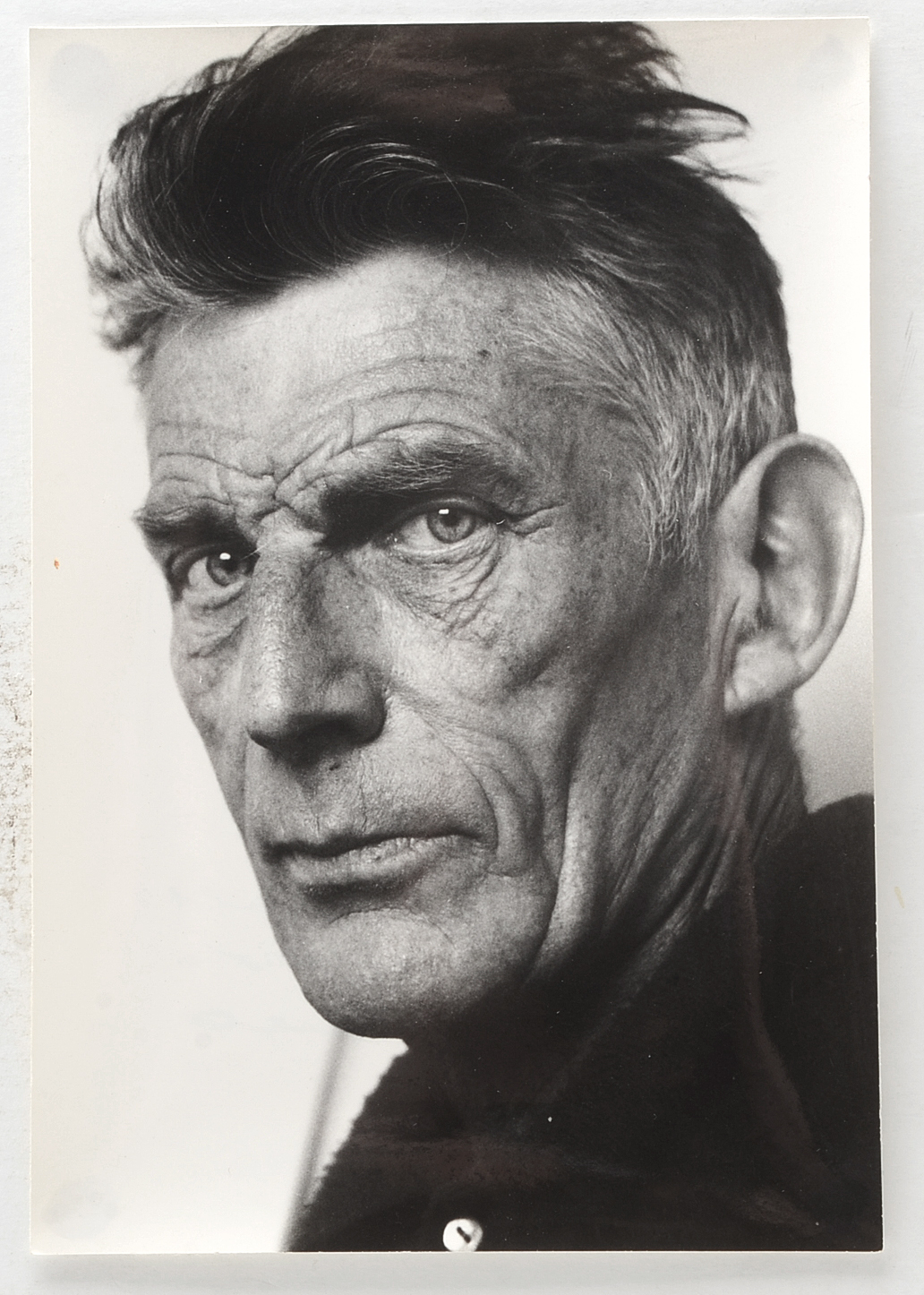 Signed Photograph and Postcard from Samuel Beckett and Photo of Bucky Fuller