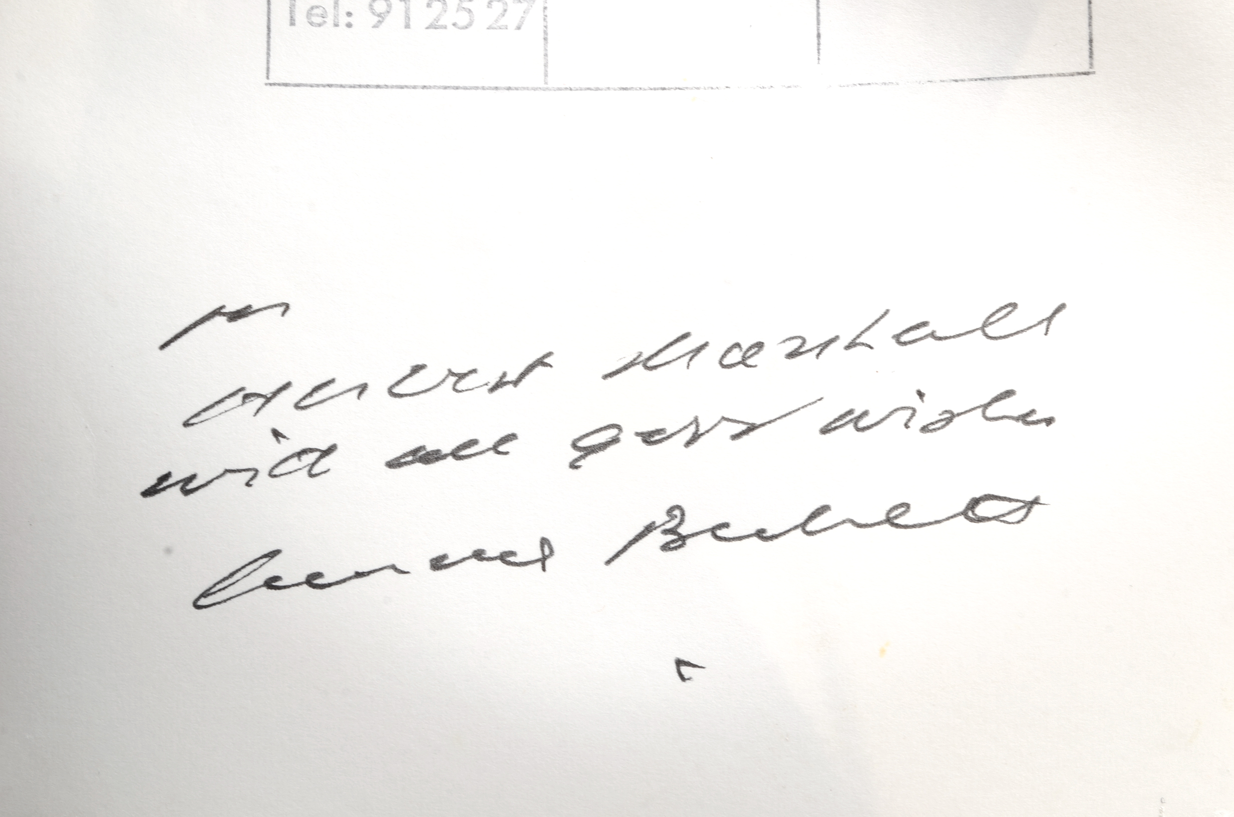 Signed Photograph and Postcard from Samuel Beckett and Photo of Bucky Fuller