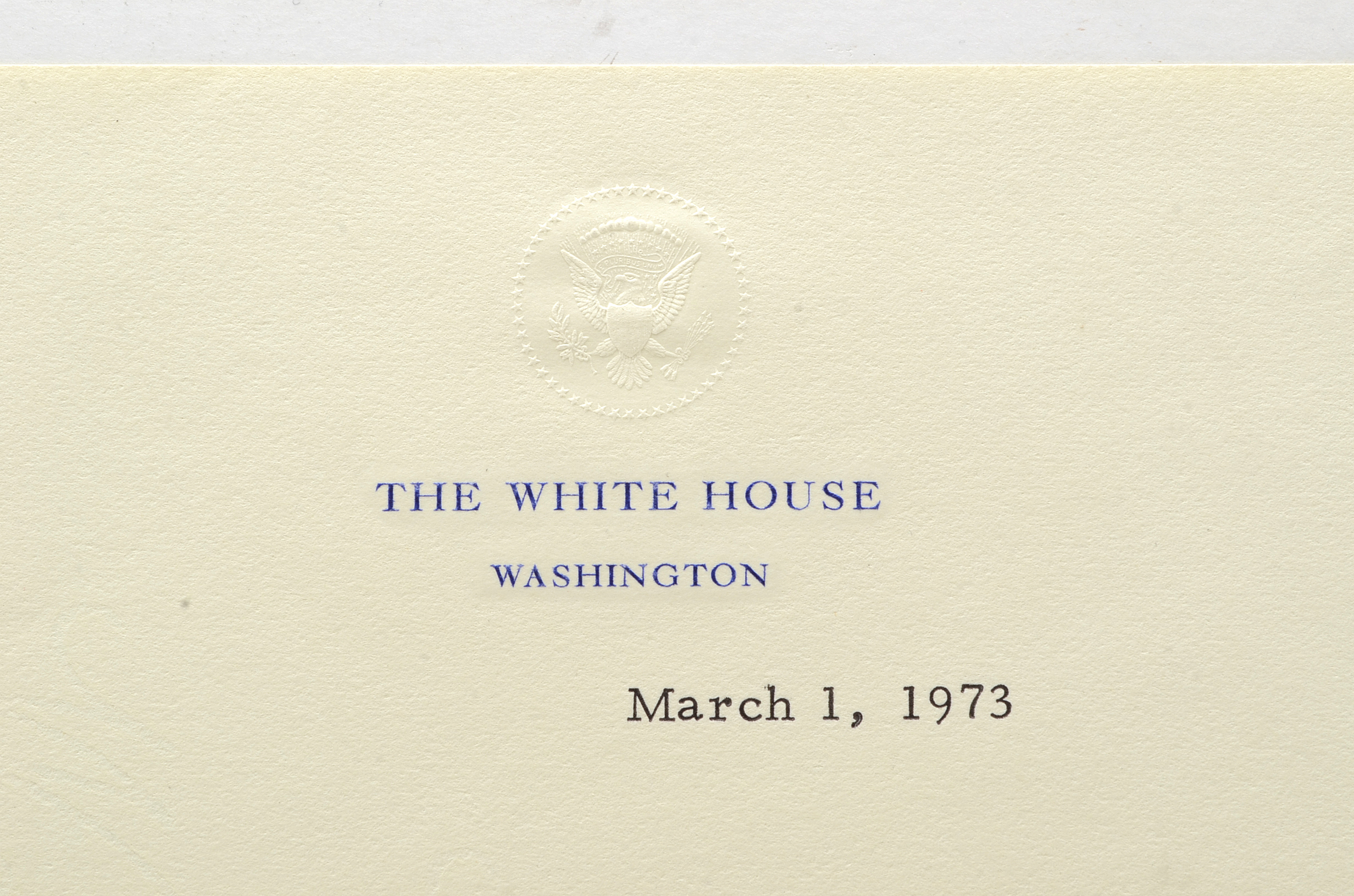 1973 Personal Letter From President Richard Nixon to Herbert Marshall