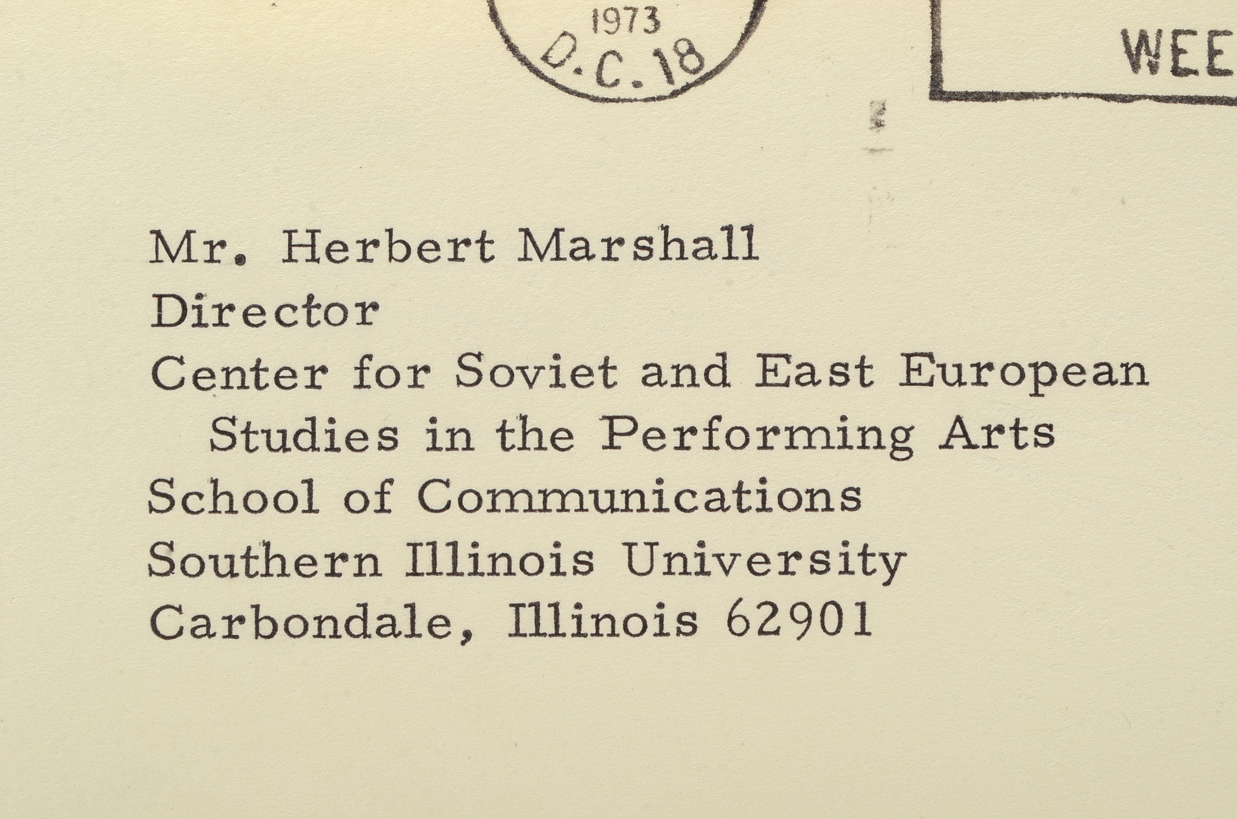 1973 Personal Letter From President Richard Nixon to Herbert Marshall