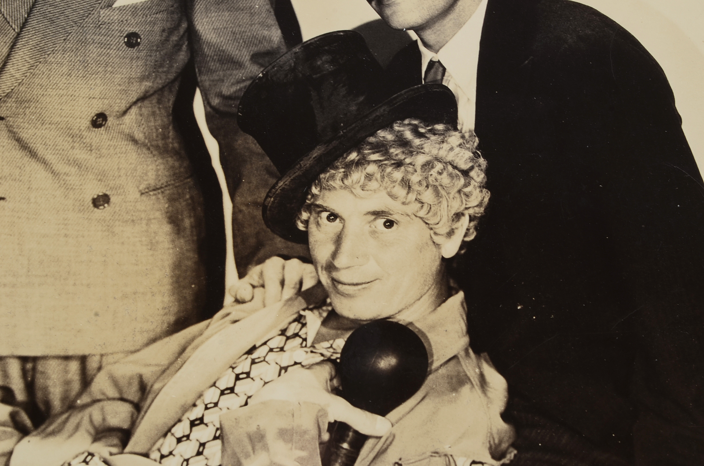 Black and White Photos of the Marx Brothers and a First Edition Book