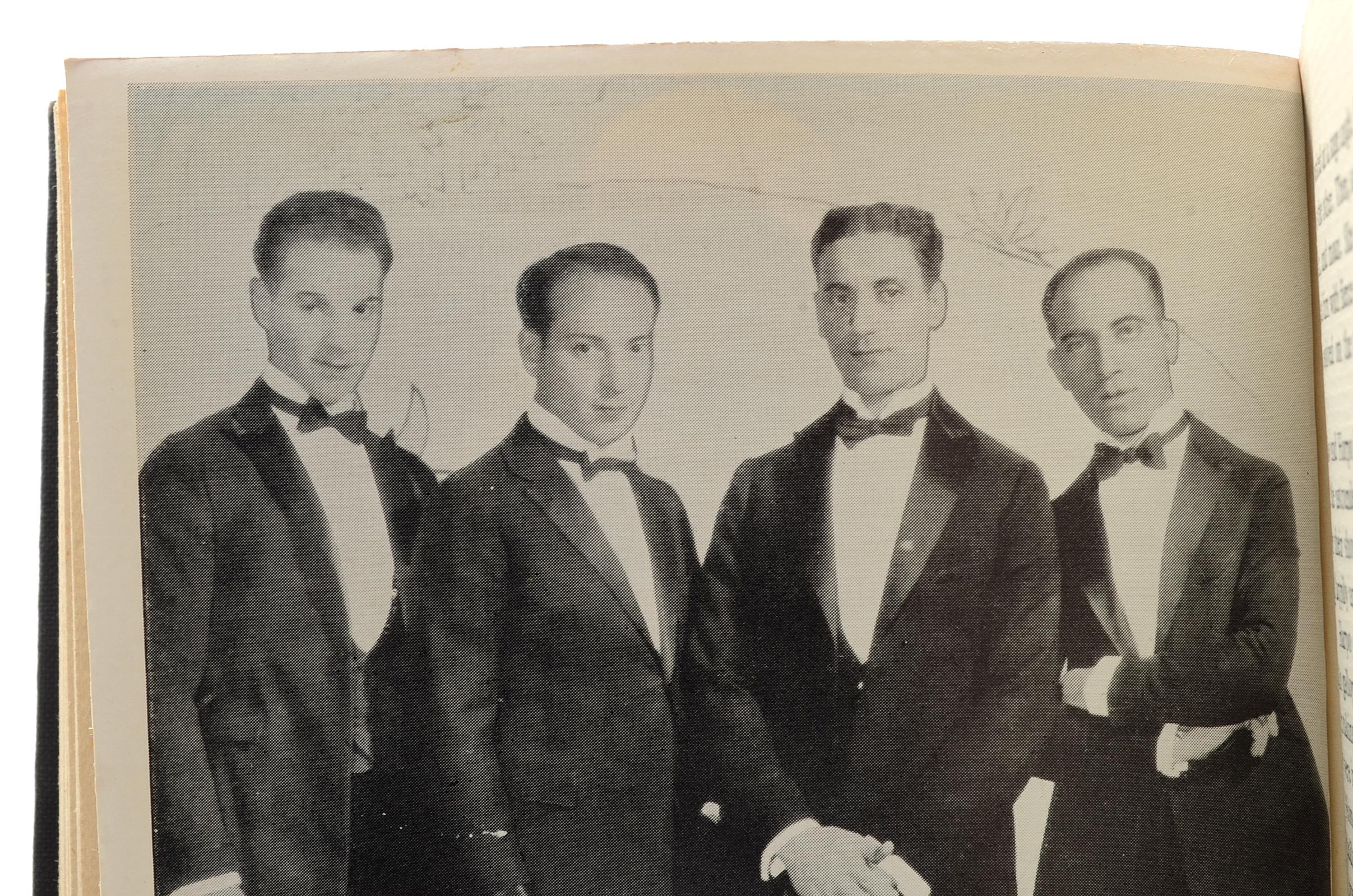Black and White Photos of the Marx Brothers and a First Edition Book