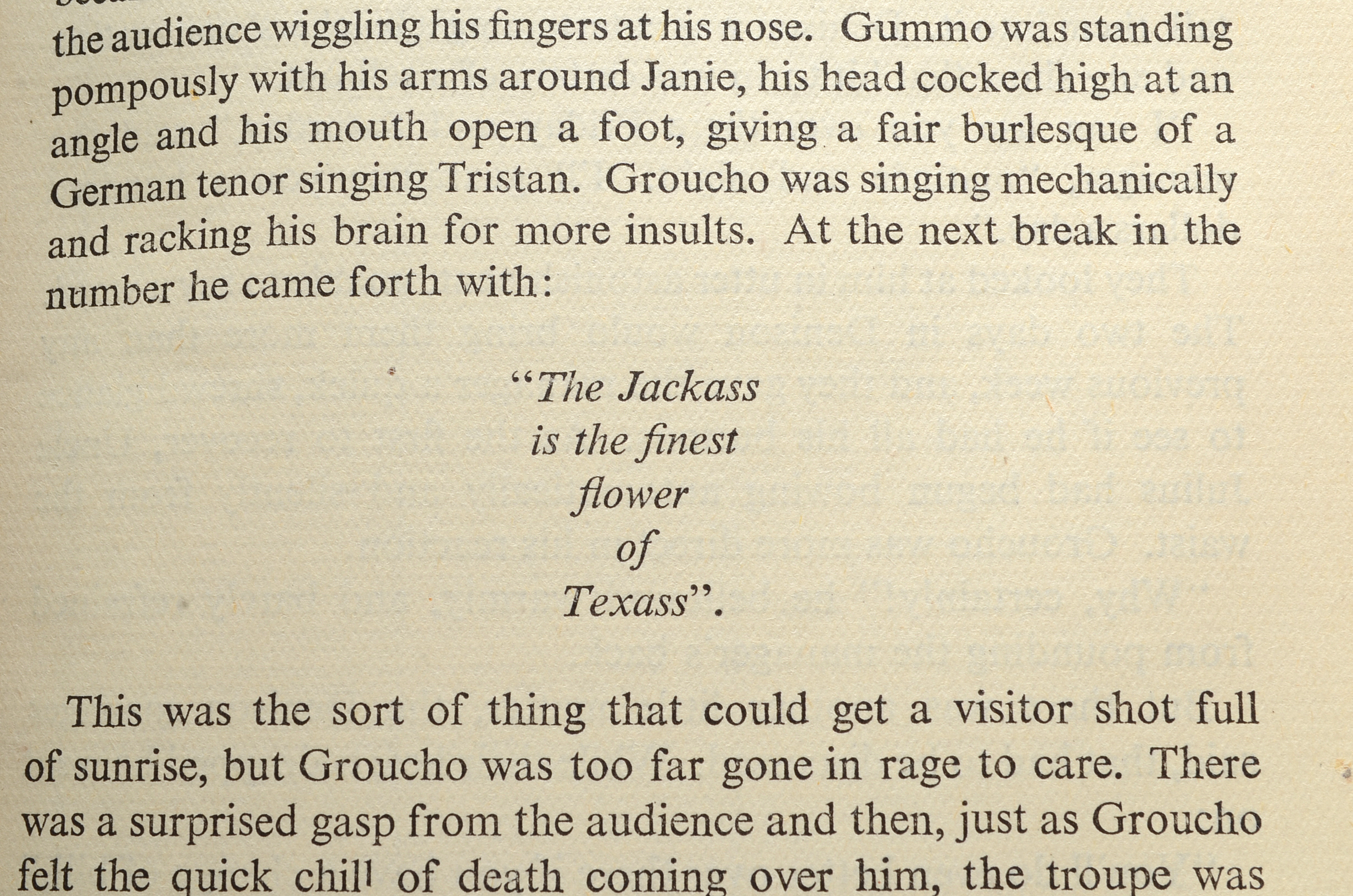 Black and White Photos of the Marx Brothers and a First Edition Book