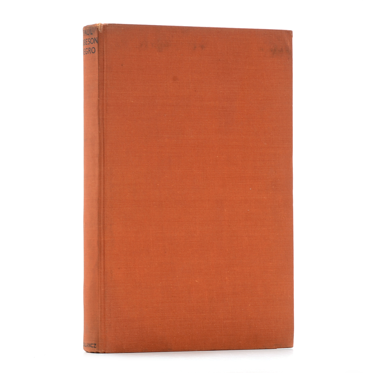 1930 First Edition "Paul Robeson: Negro" by Eslanda Goode Robeson