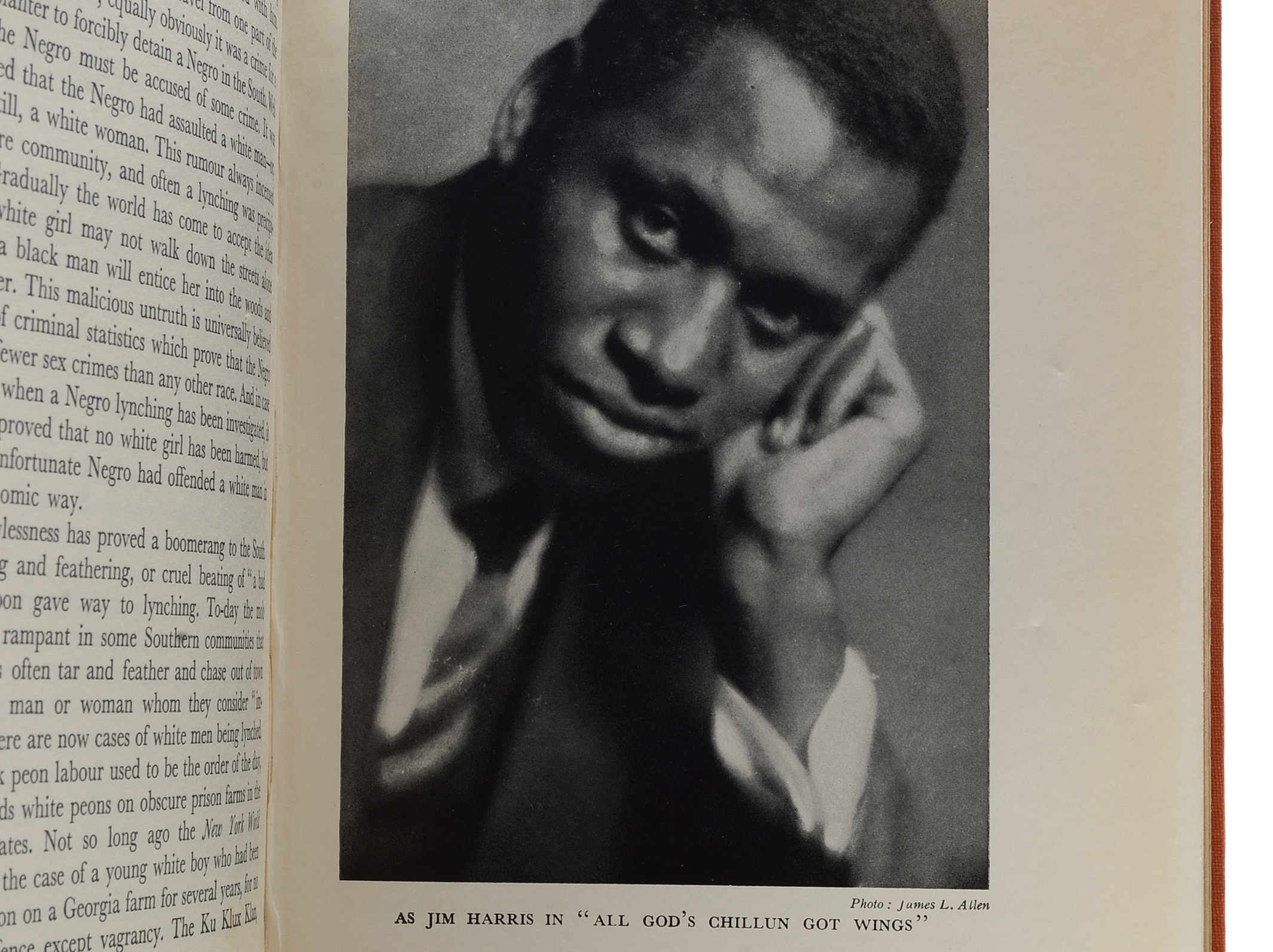 1930 First Edition "Paul Robeson: Negro" by Eslanda Goode Robeson