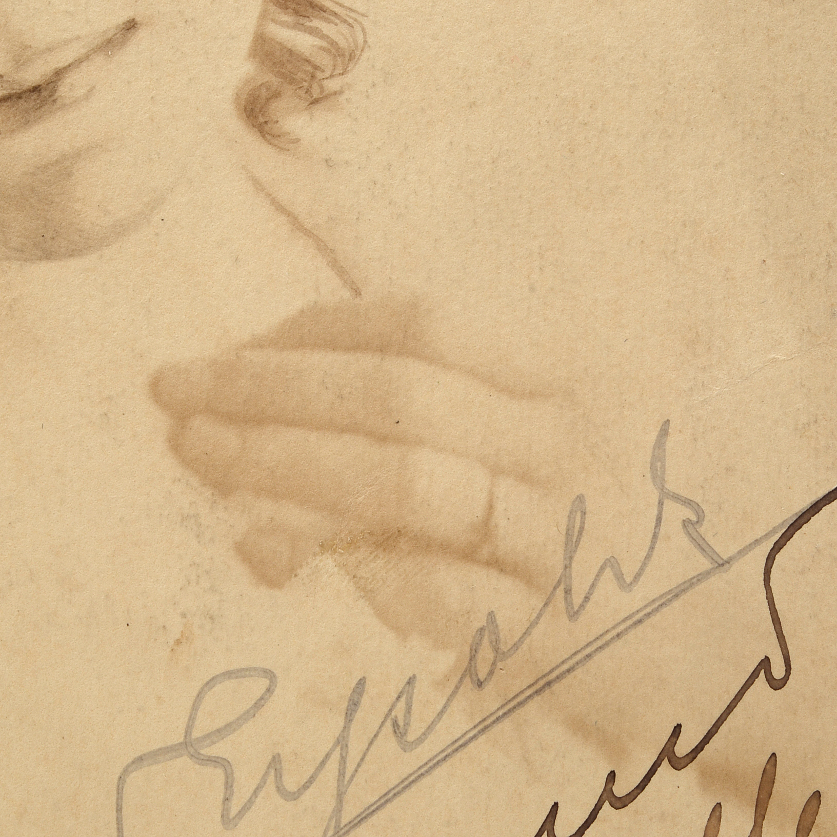 Early 20th Century Hand Colored Photograph of German Actress, Gertrude Eysoldt,