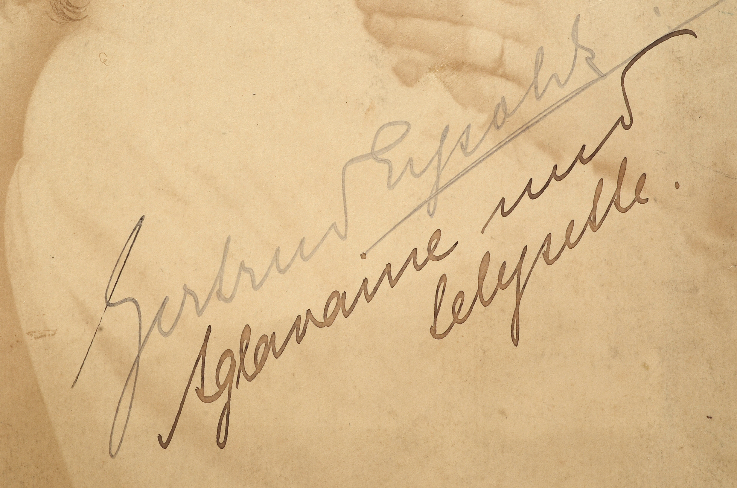 Early 20th Century Hand Colored Photograph of German Actress, Gertrude Eysoldt,