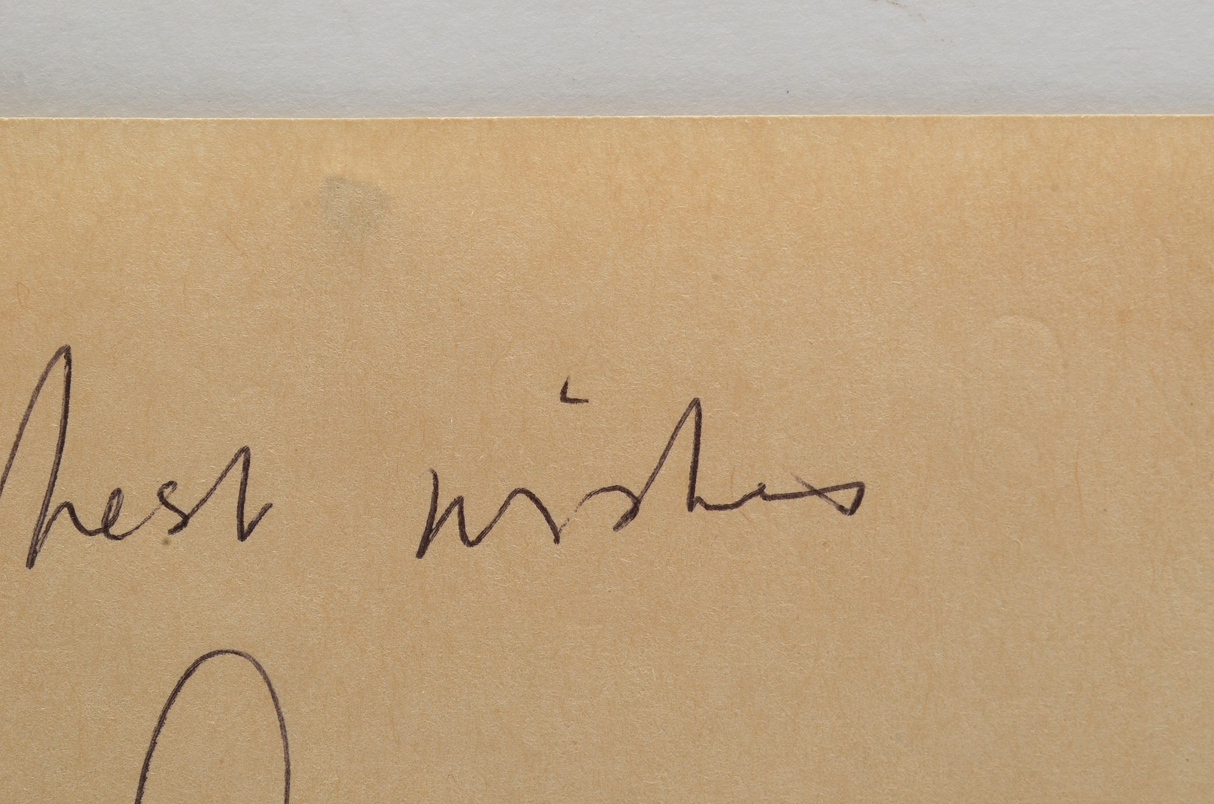 Autograph from Van Cliburn, Internationally Acclaimed and Honored Pianist