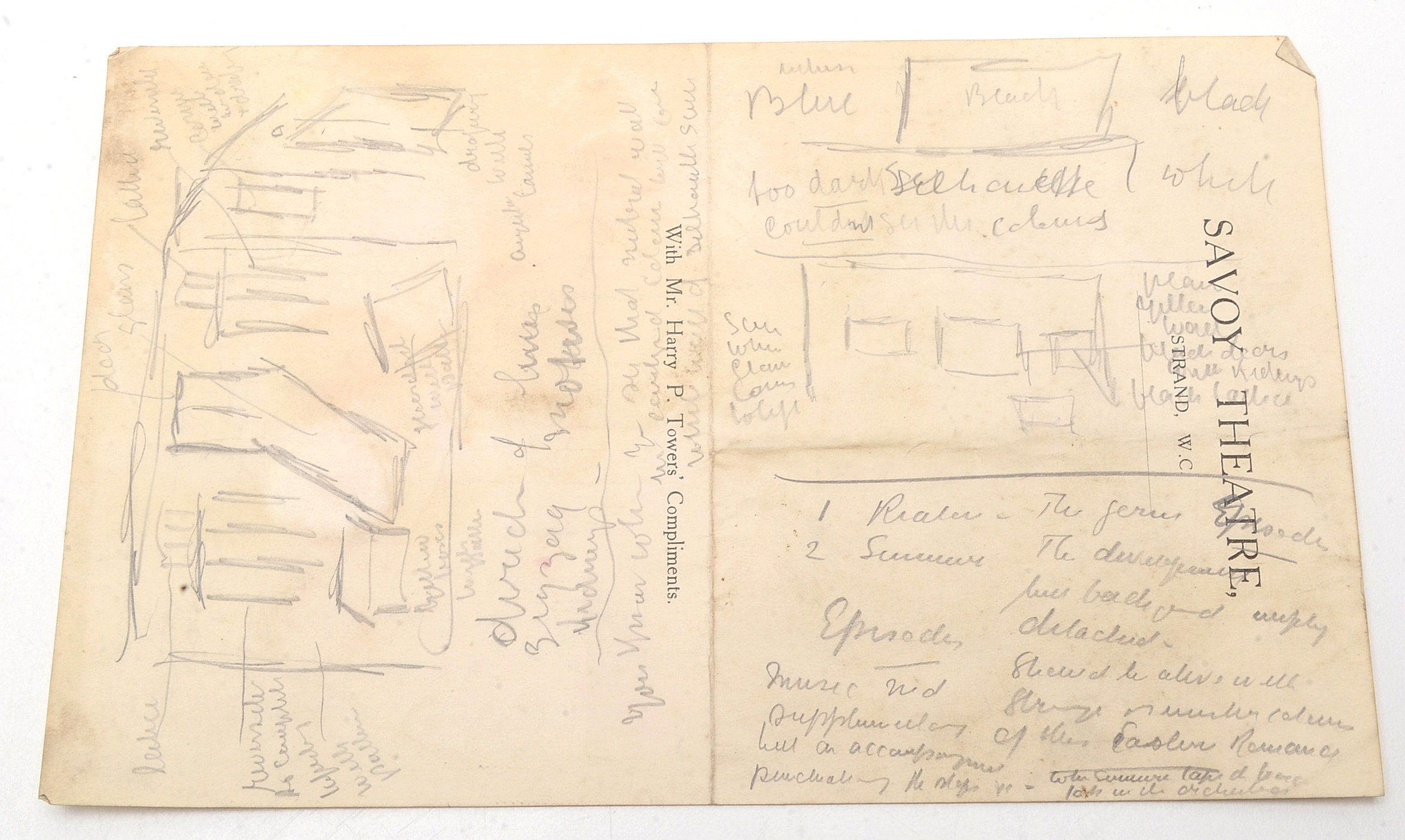 Collection of West End London Theater Programs Circa 1930