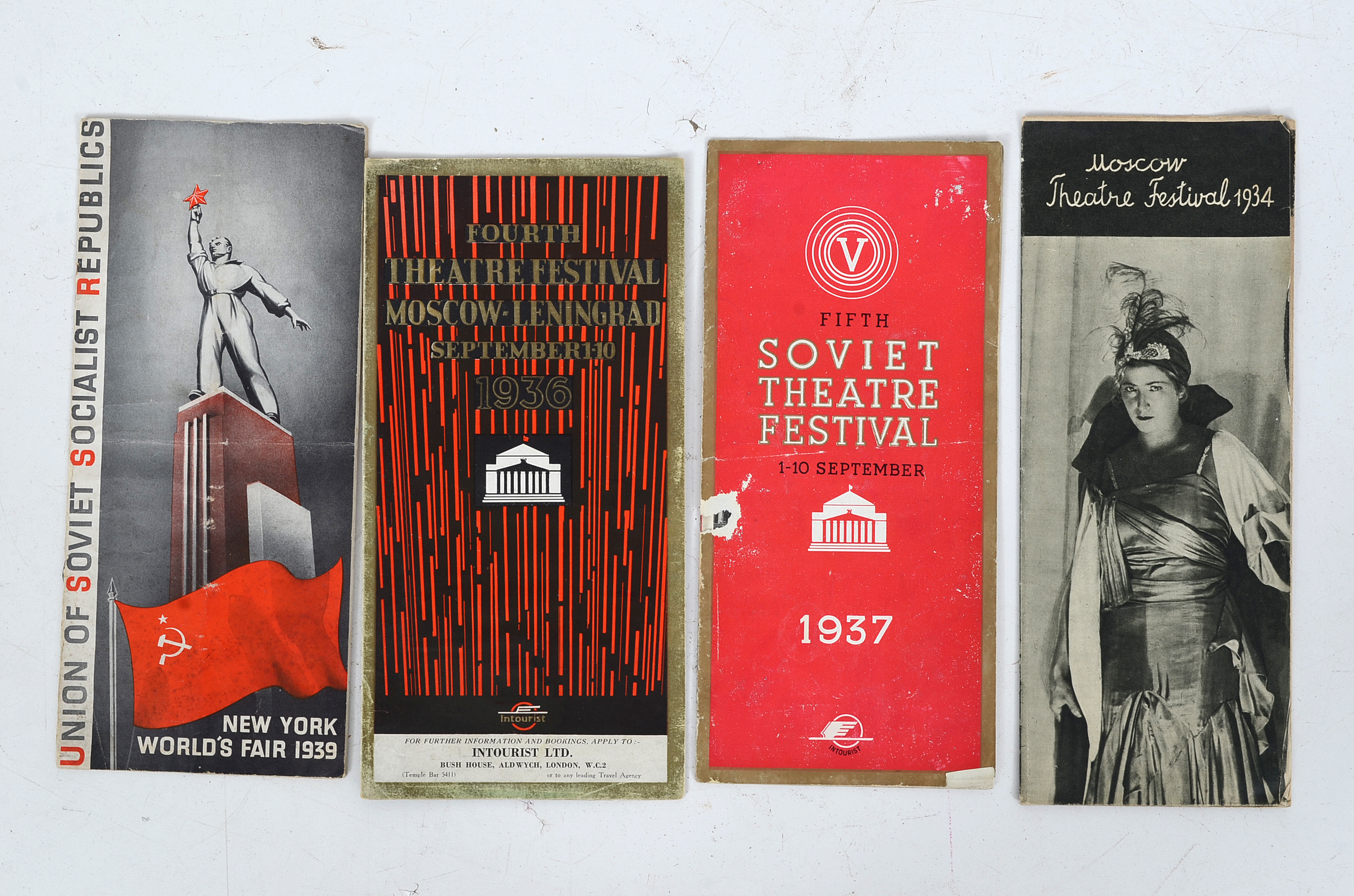 Collection of Soviet USSR Theatre Festival Programs Circa 1930
